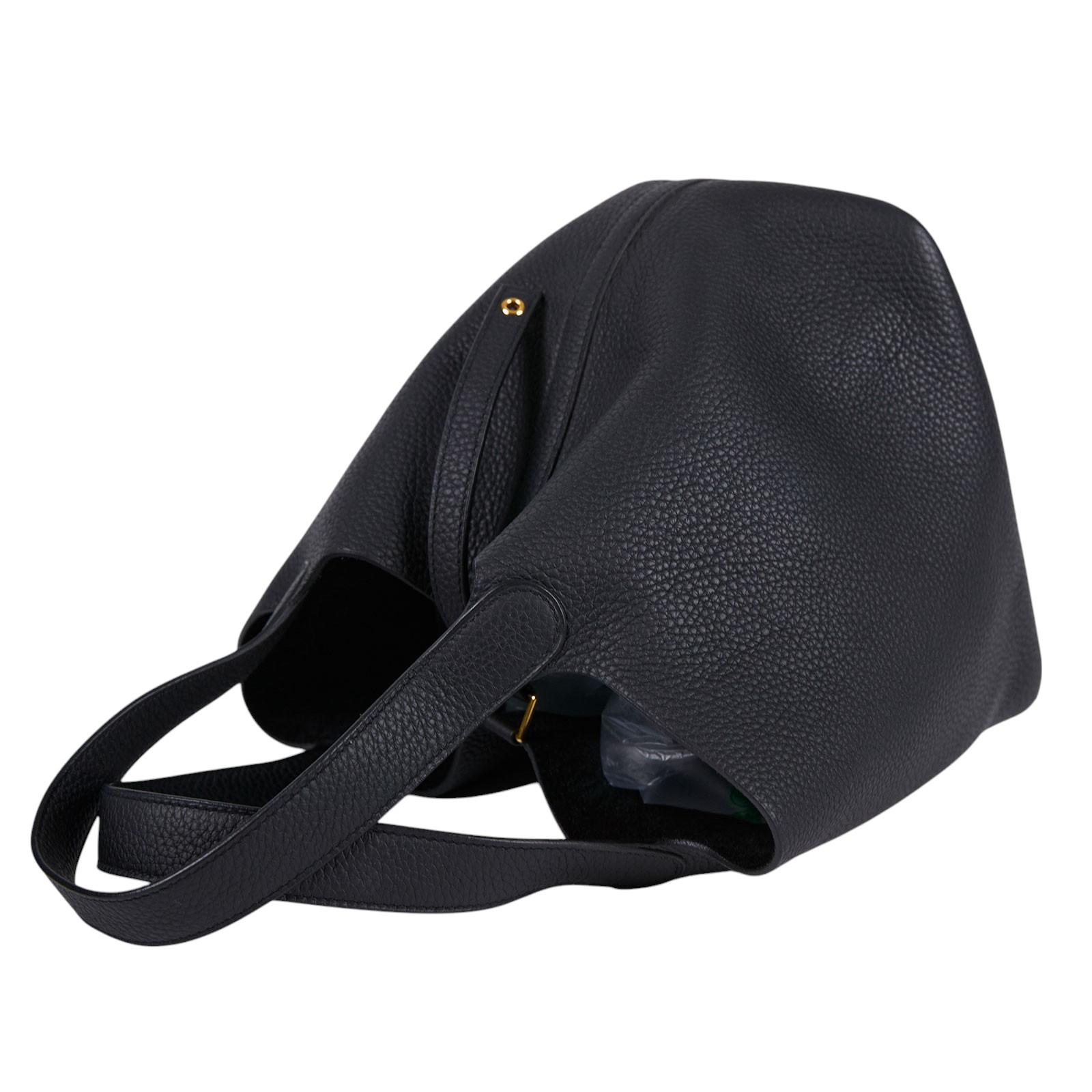 愛馬仕 Hermes Picotin Lock 22 菜籃子包 PT22 黑金PICOTIN22 Z刻 防塵袋/鎖組