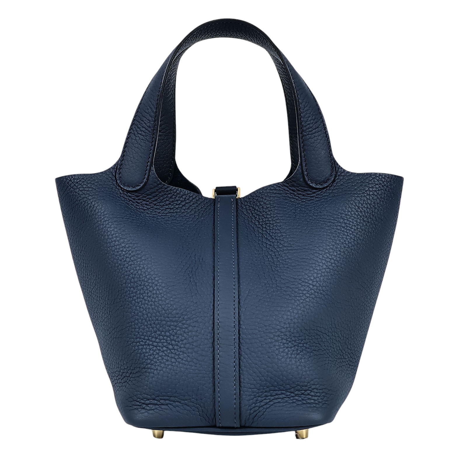 愛馬仕 Hermes Picotin Lock 18 菜籃子包 PT18 U刻 普魯士藍 PICOTIN18 原廠盒子/防塵袋/購買證明/鎖組