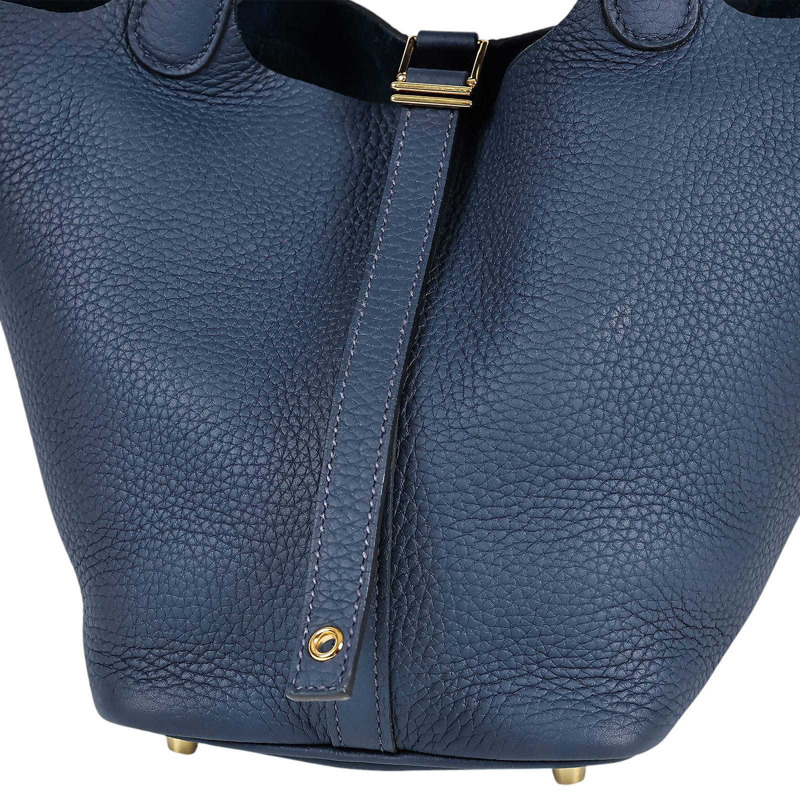 愛馬仕 Hermes Picotin Lock 18 菜籃子包 PT18 U刻 普魯士藍 PICOTIN18 原廠盒子/防塵袋/購買證明/鎖組