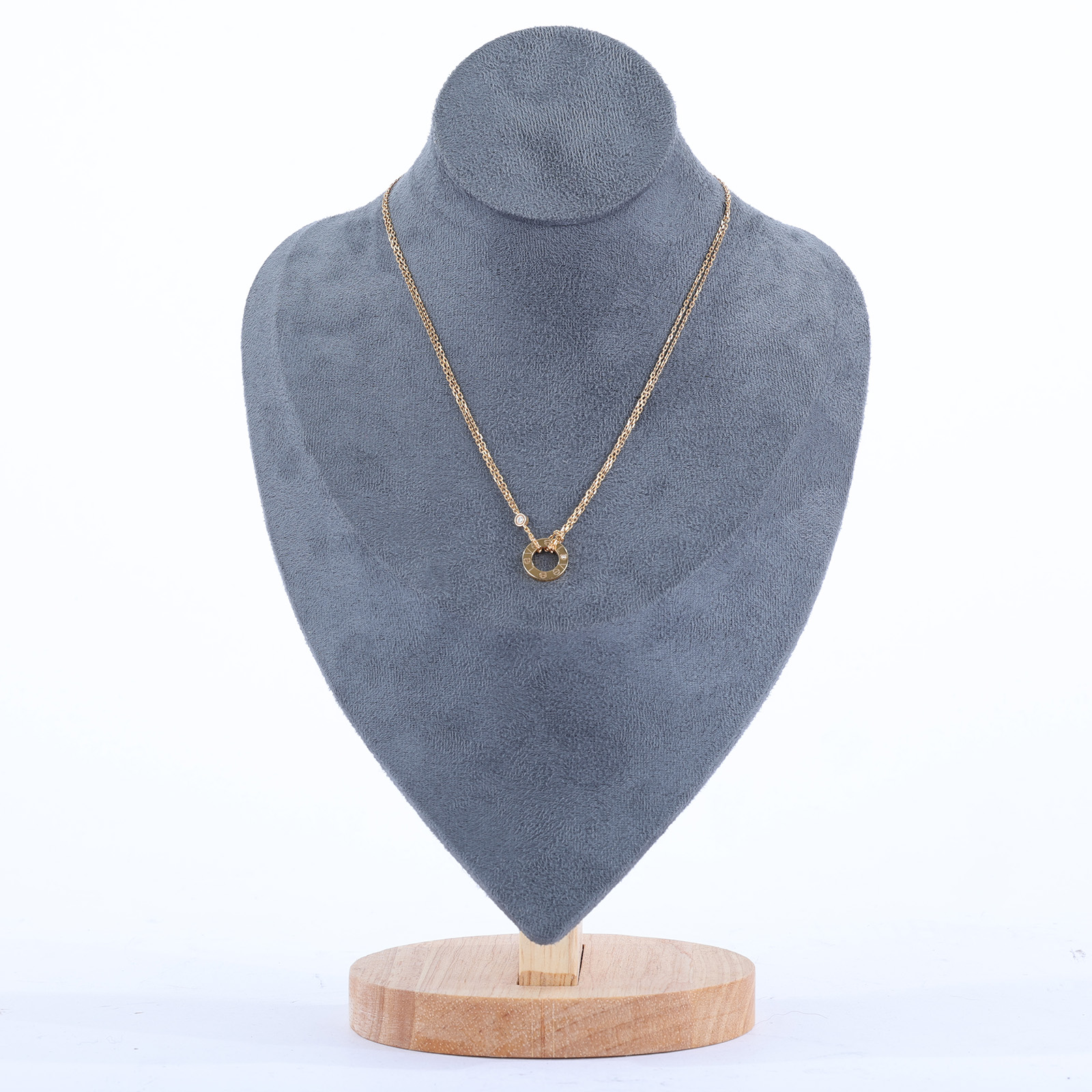 卡地亞 CARTIER Love  吊墜 2顆鑽石 B7224509 PG 單鑽LOVE項鍊 原廠盒子/購買證明