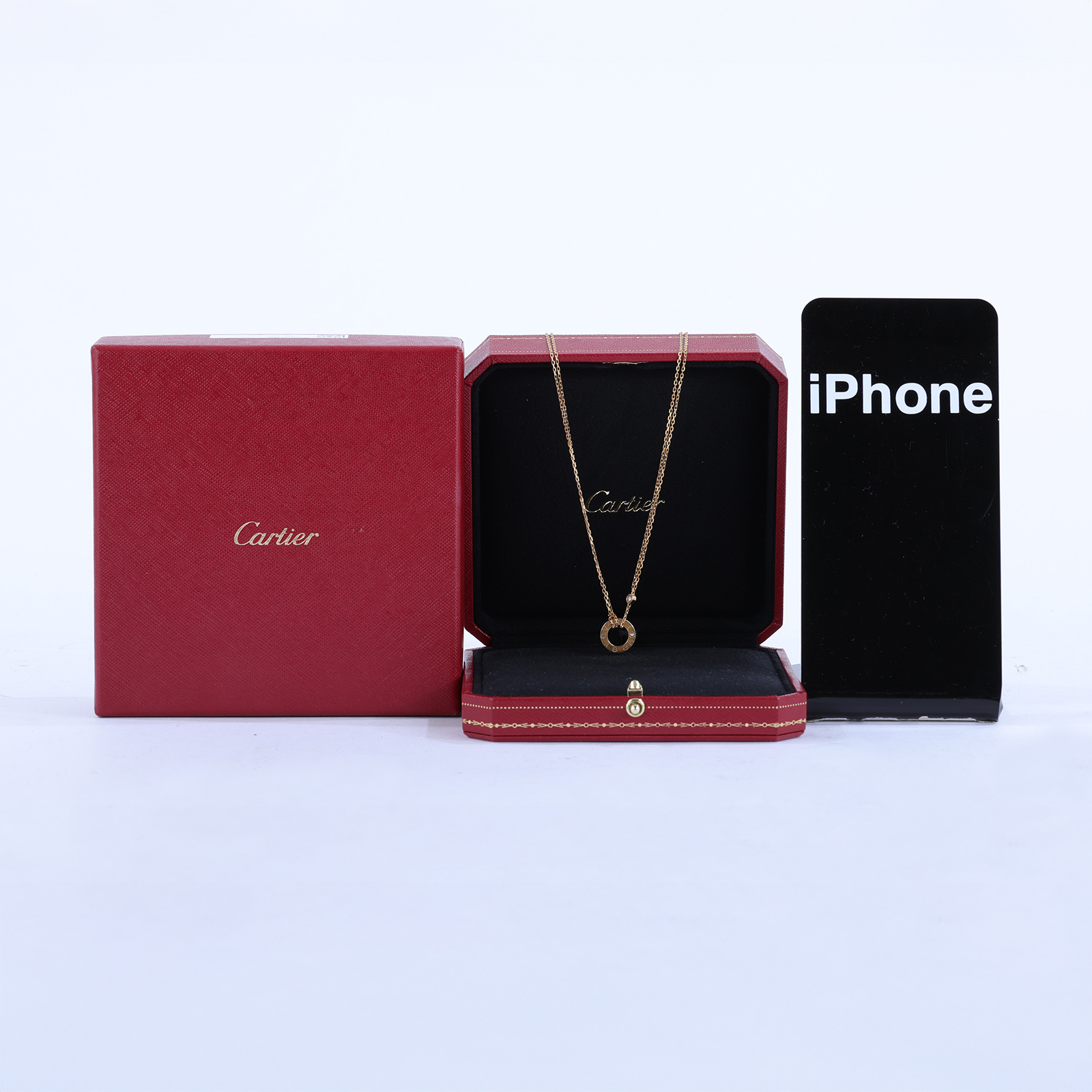 卡地亞 CARTIER Love  吊墜 2顆鑽石 B7224509 PG 單鑽LOVE項鍊 原廠盒子/購買證明