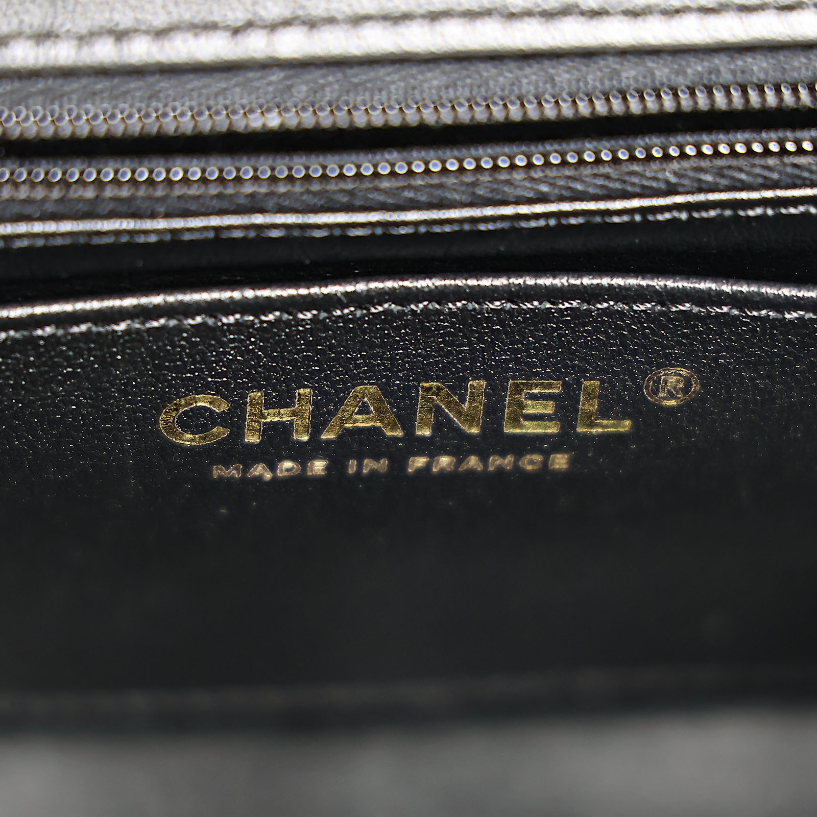 香奈兒 CHANEL 方胖子 肩背 口蓋包  晶片款 黑金羊白雙C釦方胖 原廠盒子