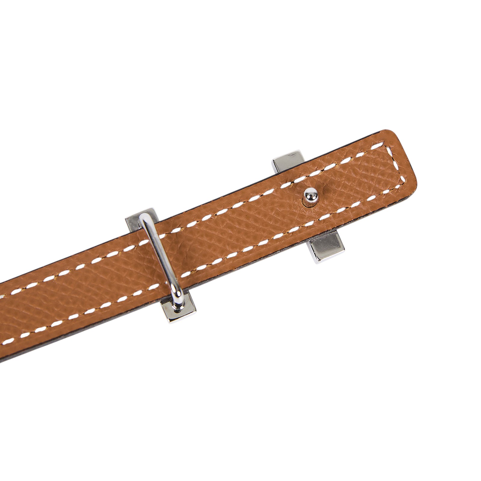 愛馬仕 Hermes H 皮帶釦 雙面皮腰帶 HBELT3275 黑細版皮帶 防塵袋