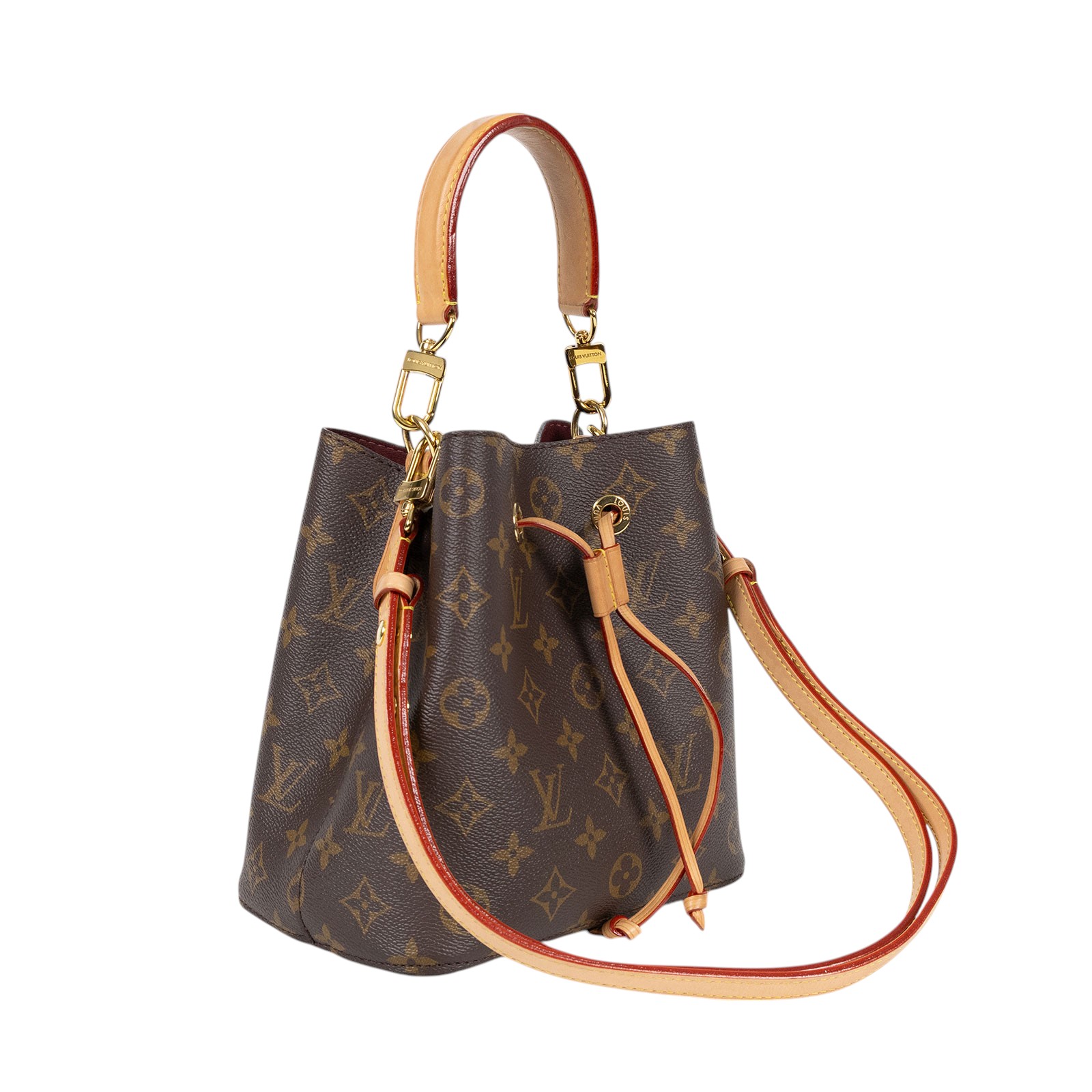 路易威登 LOUIS VUITTON Néonoé BB 經典帆布 束口水桶包 M46581 晶片款 原花NEONOE BB 原廠盒子/防塵袋/背帶