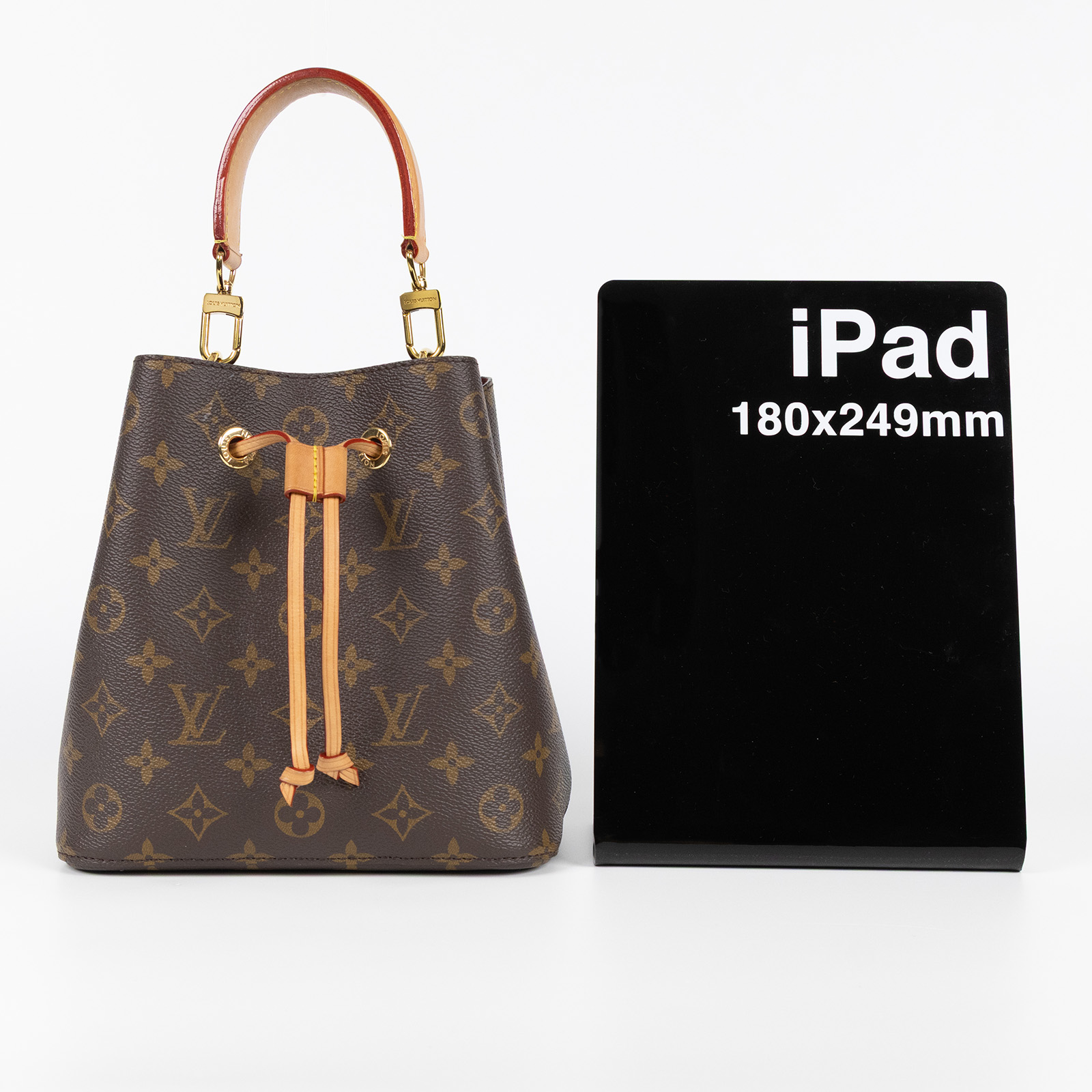 路易威登 LOUIS VUITTON Néonoé BB 經典帆布 束口水桶包 M46581 晶片款 原花NEONOE BB 原廠盒子/防塵袋/背帶