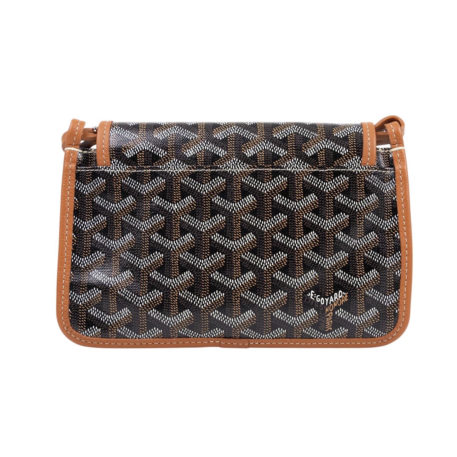 高雅德 GOYARD Plumet Pocket Wallet 肩背 隨身錢包 PLUMETPMLTY 咖PLUMET 防塵袋