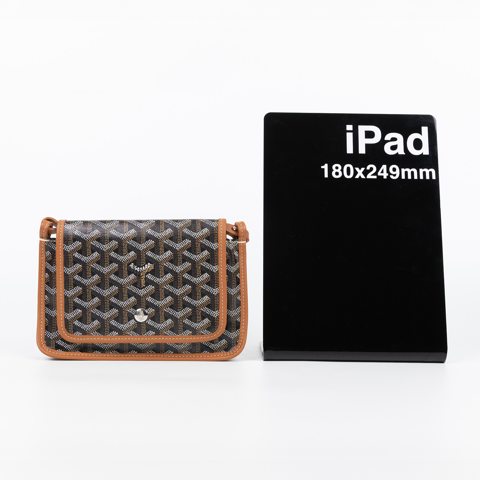 高雅德 GOYARD Plumet Pocket Wallet 肩背 隨身錢包 PLUMETPMLTY 咖PLUMET 防塵袋