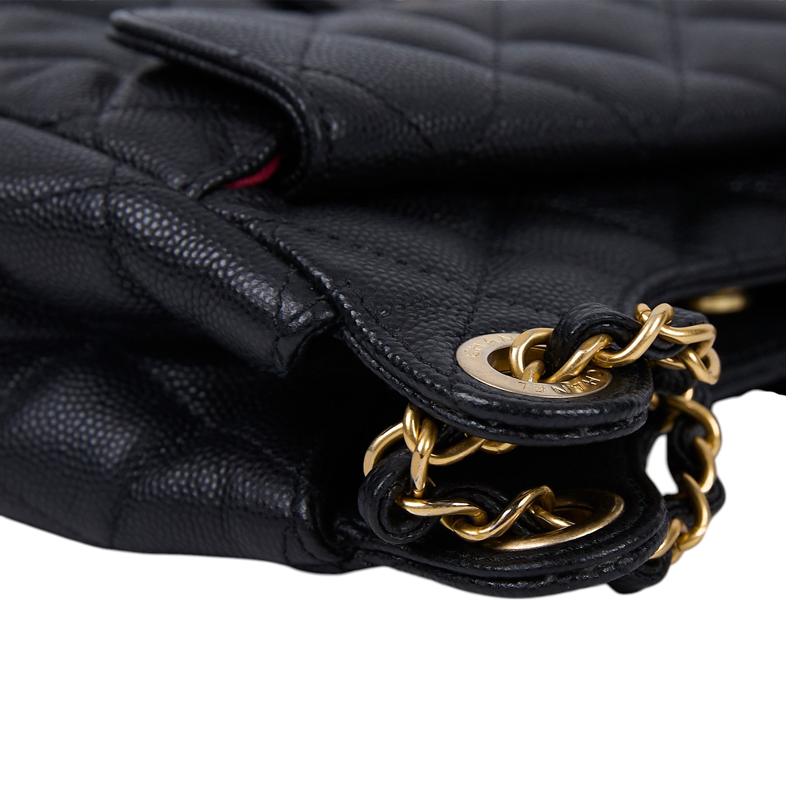 香奈兒 CHANEL 流浪包 Hobo Bag CC LOGO 斜背包 AS3710 晶片款 黑金油蠟皮天貓精靈 小號 原廠盒子/防塵袋/購買證明