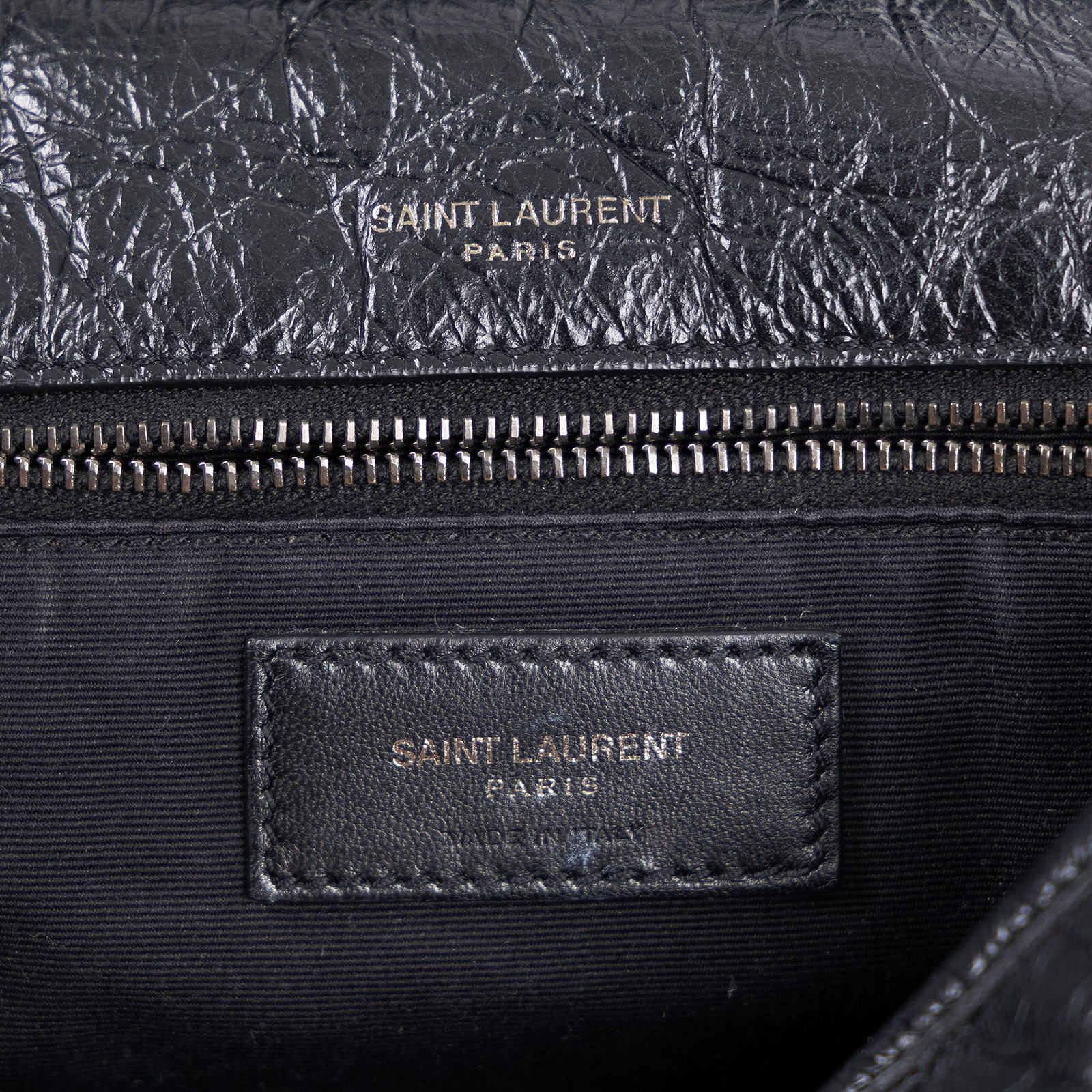 聖羅蘭 YSL SAINT LAURENT NIKI  復古皮革 山型紋 翻蓋 肩背包 中型 4988940EN04 黑NIKI MEDIUM 無附屬品