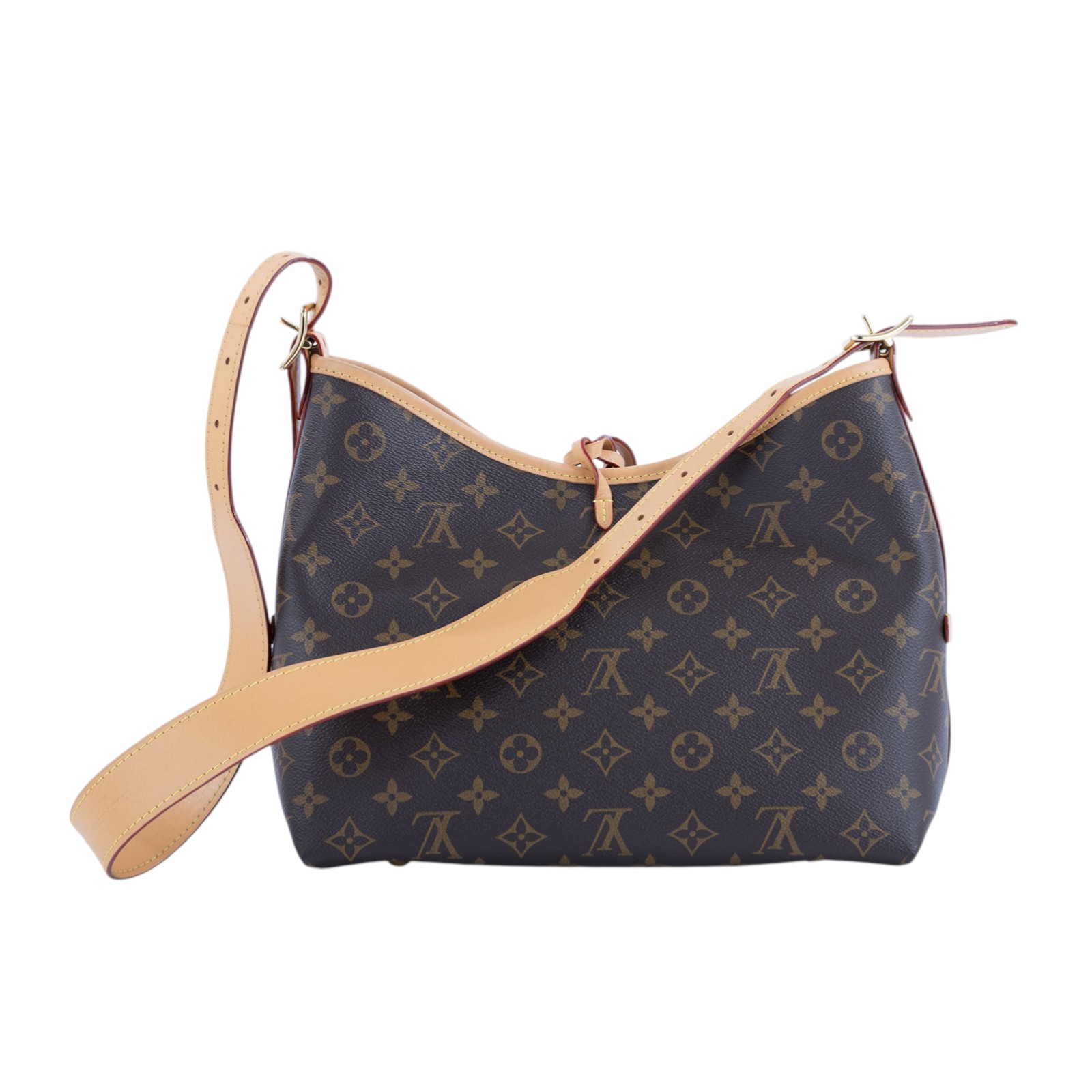 路易威登 LOUIS VUITTON CarryAll PM 原花 肩背包 M46203 晶片款 原花CARRYALL PM 原廠盒子/防塵袋/內袋/購買證明