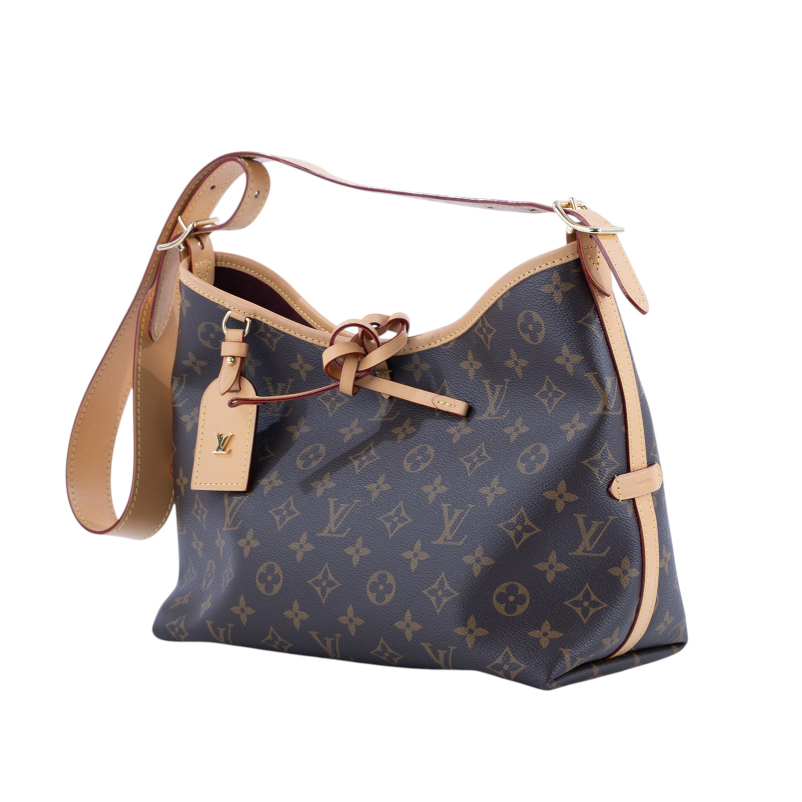 路易威登 LOUIS VUITTON CarryAll PM 原花 肩背包 M46203 晶片款 原花CARRYALL PM 原廠盒子/防塵袋/內袋/購買證明