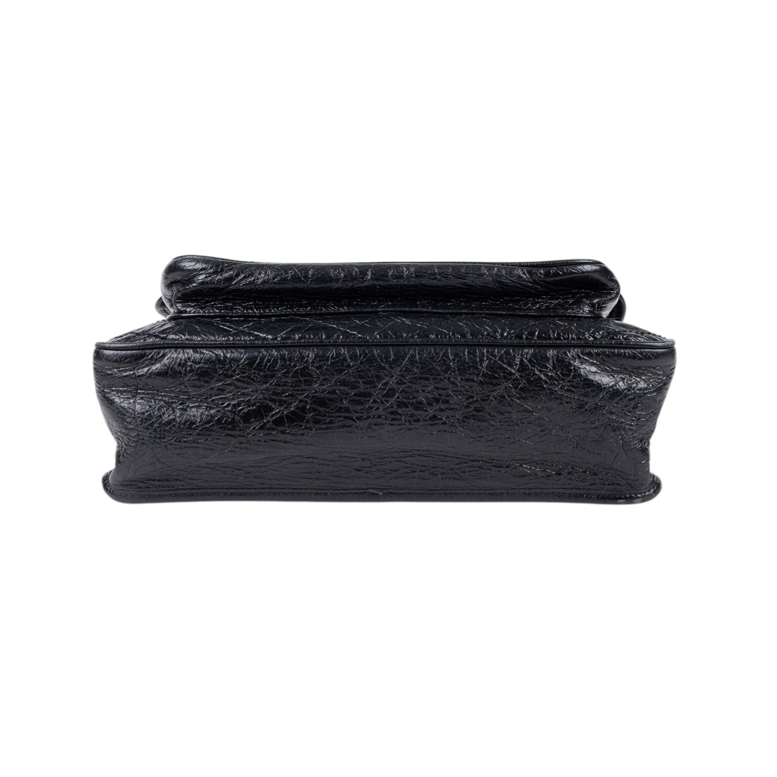 聖羅蘭 YSL SAINT LAURENT Niki 復古皮革 大型 手袋 肩背包 4988830EN04 黑NIKI 大款 防塵袋