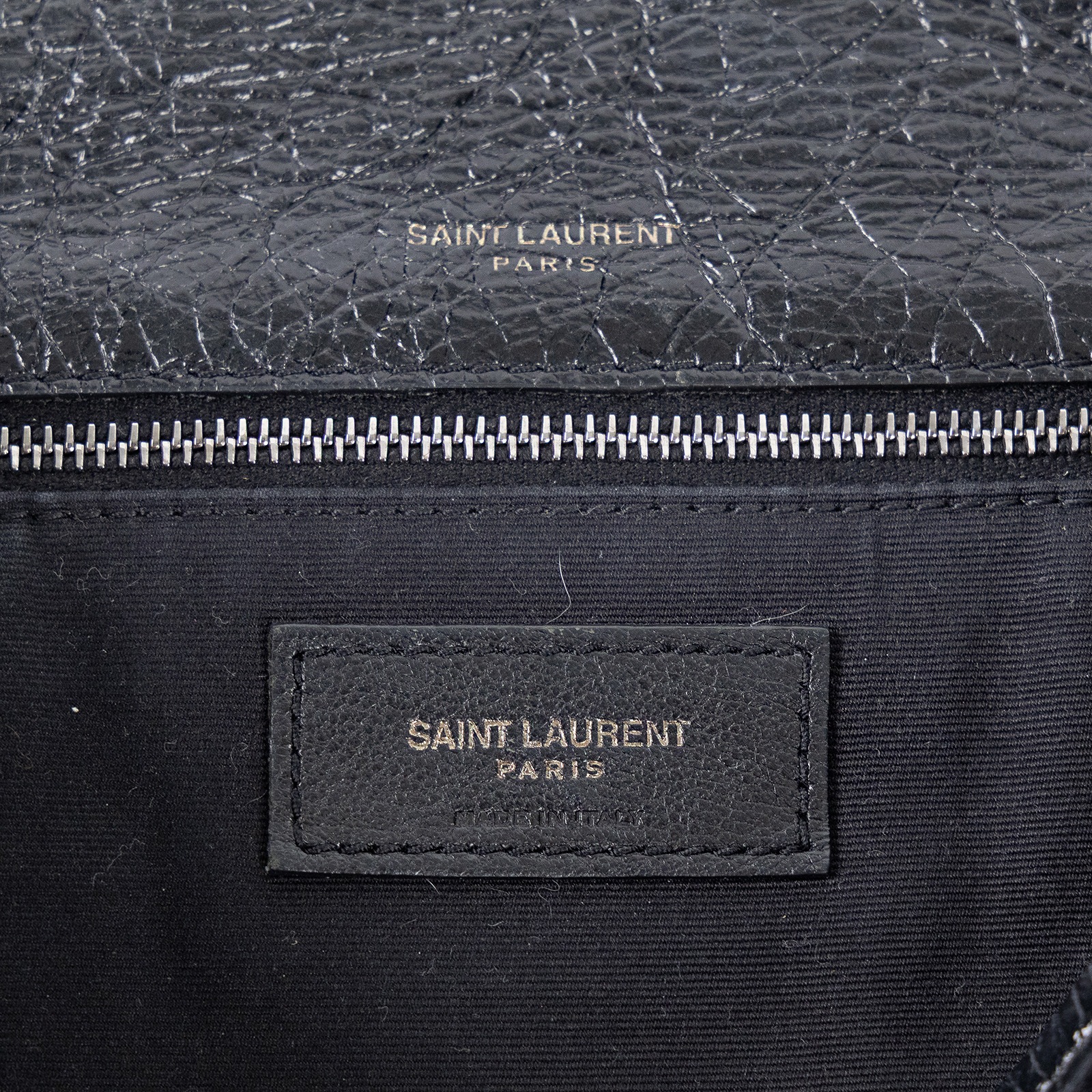 聖羅蘭 YSL SAINT LAURENT Niki 復古皮革 大型 手袋 肩背包 4988830EN04 黑NIKI 大款 防塵袋