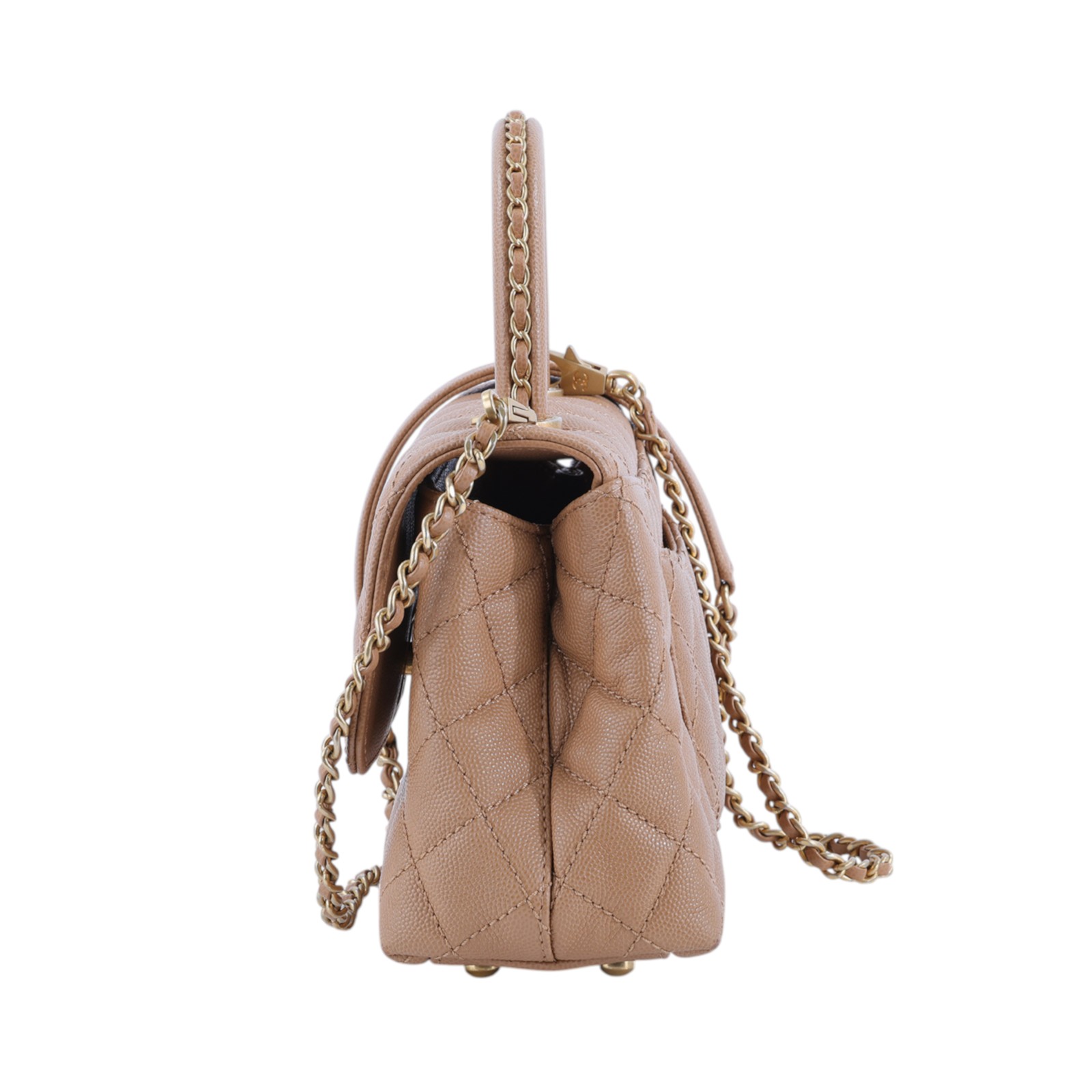 香奈兒 CHANEL Handle 24 手提 口蓋包 A92990 晶片款 泰奶COCO HANDLE 24CM 防塵袋