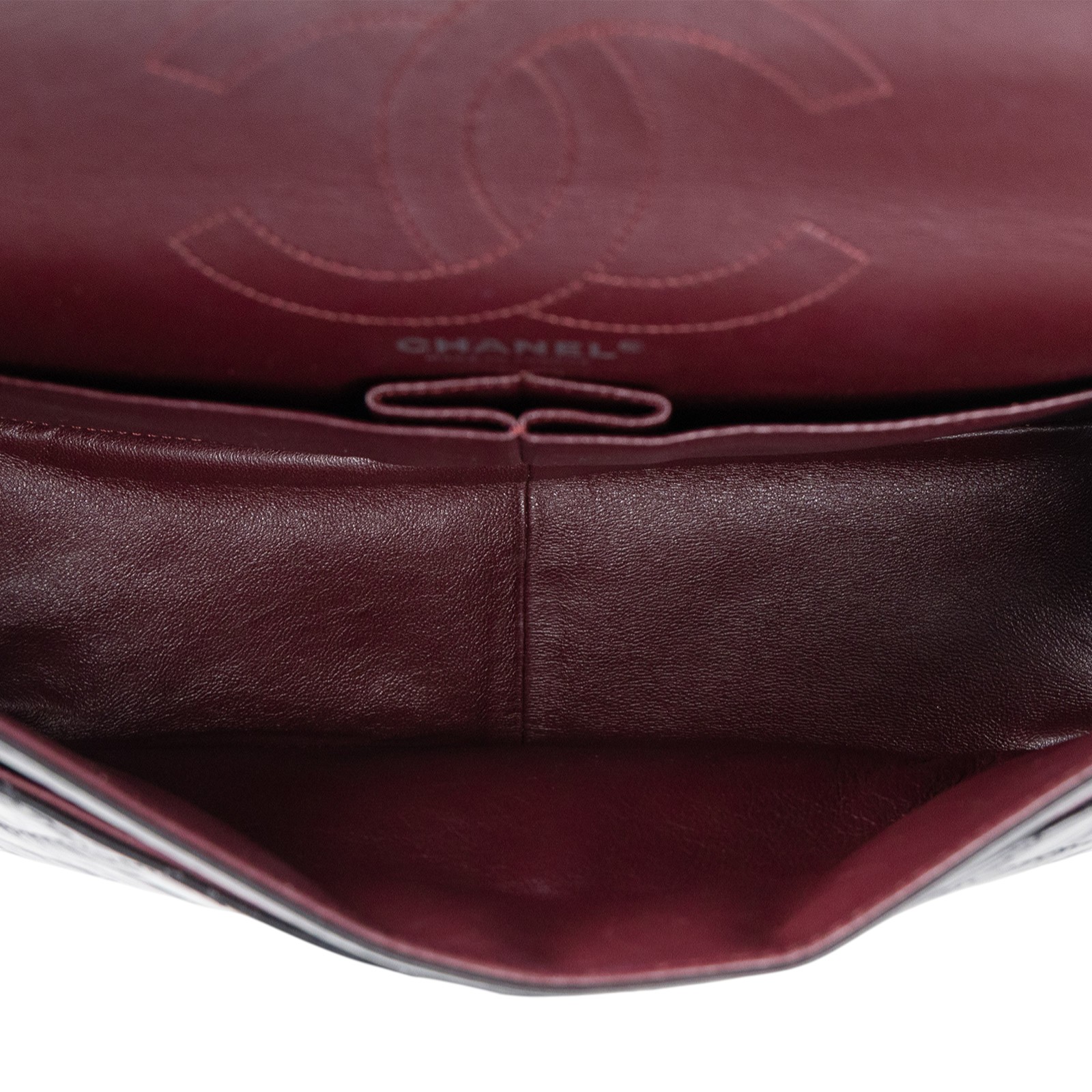 香奈兒 CHANEL 2.55 28CM  斜背 肩背口蓋包 黑色  12開 黑色2.55 28CM 防塵袋