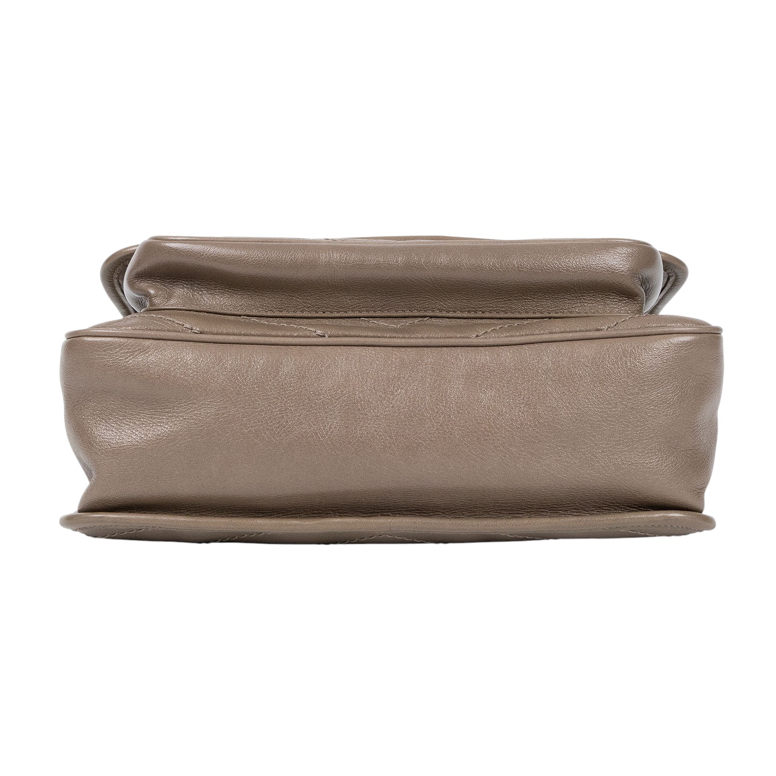 聖羅蘭 YSL SAINT LAURENT Niki 復古皮革 中型手袋 銀色五金 6331580EN04 奶茶色NIKI中號 防塵袋