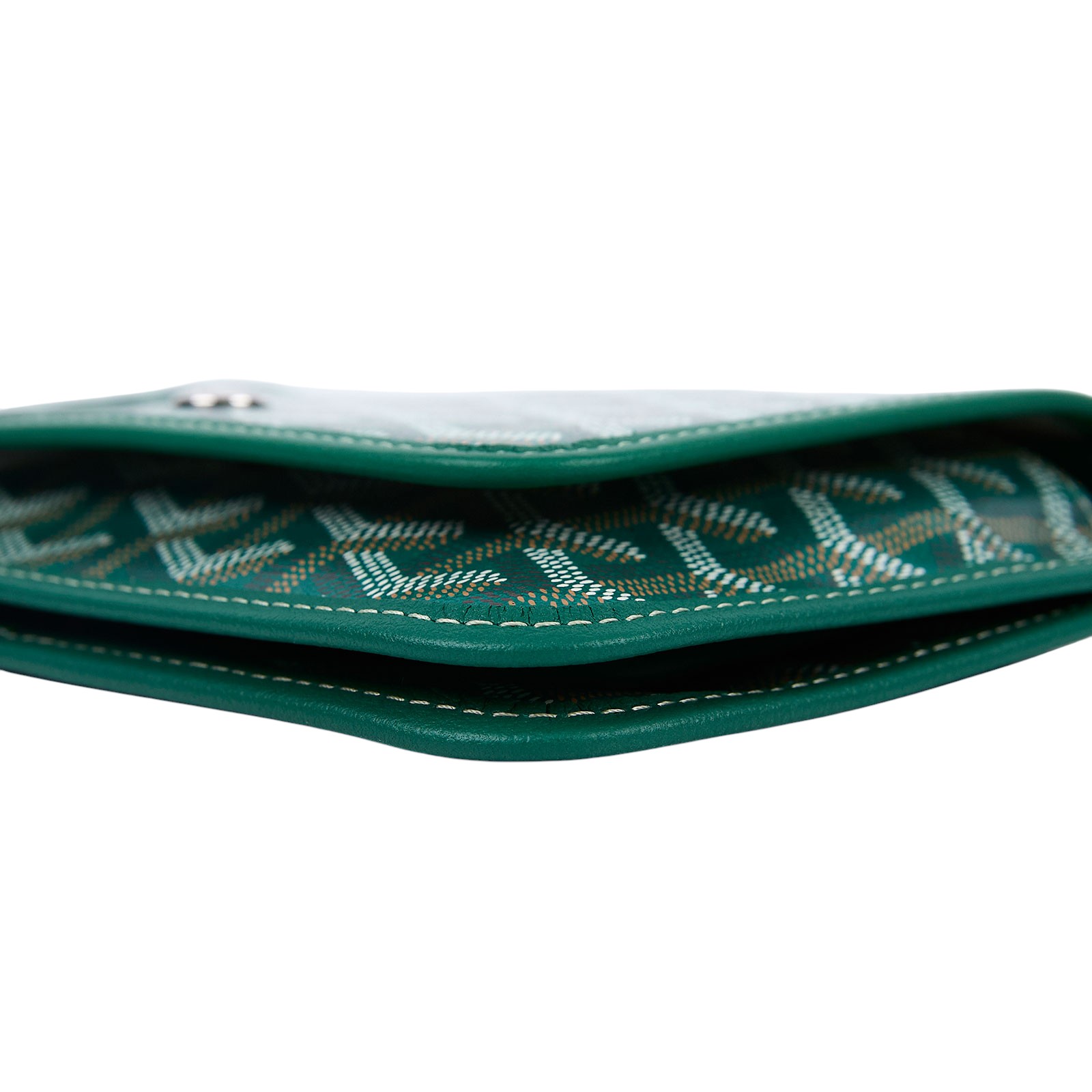 高雅德 GOYARD Plumet Pocket Wallet 肩背 隨身錢包 PLUMETPMLTY 綠色PLUMET 防塵袋