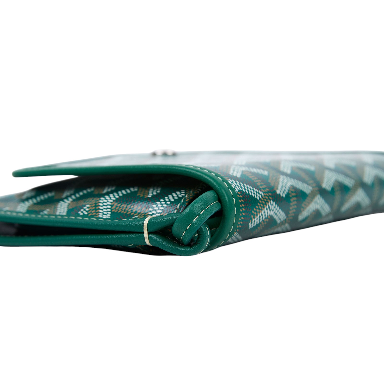 高雅德 GOYARD Plumet Pocket Wallet 肩背 隨身錢包 PLUMETPMLTY 綠色PLUMET 防塵袋