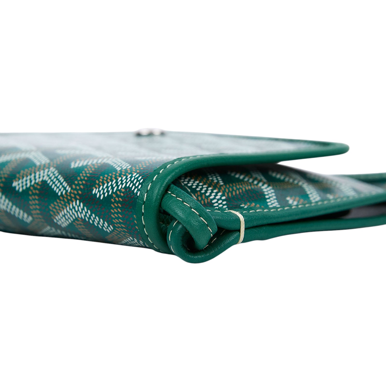 高雅德 GOYARD Plumet Pocket Wallet 肩背 隨身錢包 PLUMETPMLTY 綠色PLUMET 防塵袋