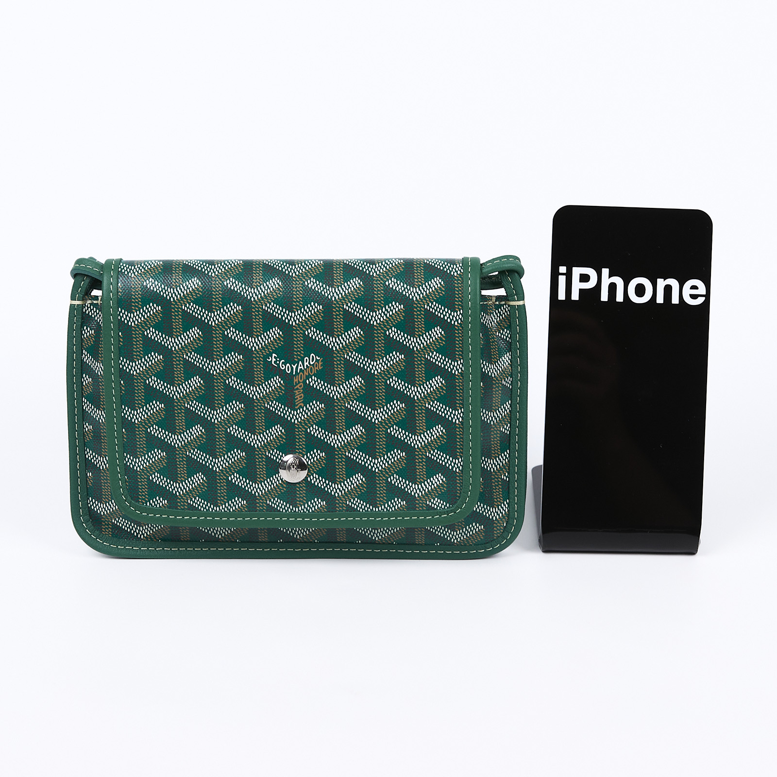 高雅德 GOYARD Plumet Pocket Wallet 肩背 隨身錢包 PLUMETPMLTY 綠色PLUMET 防塵袋