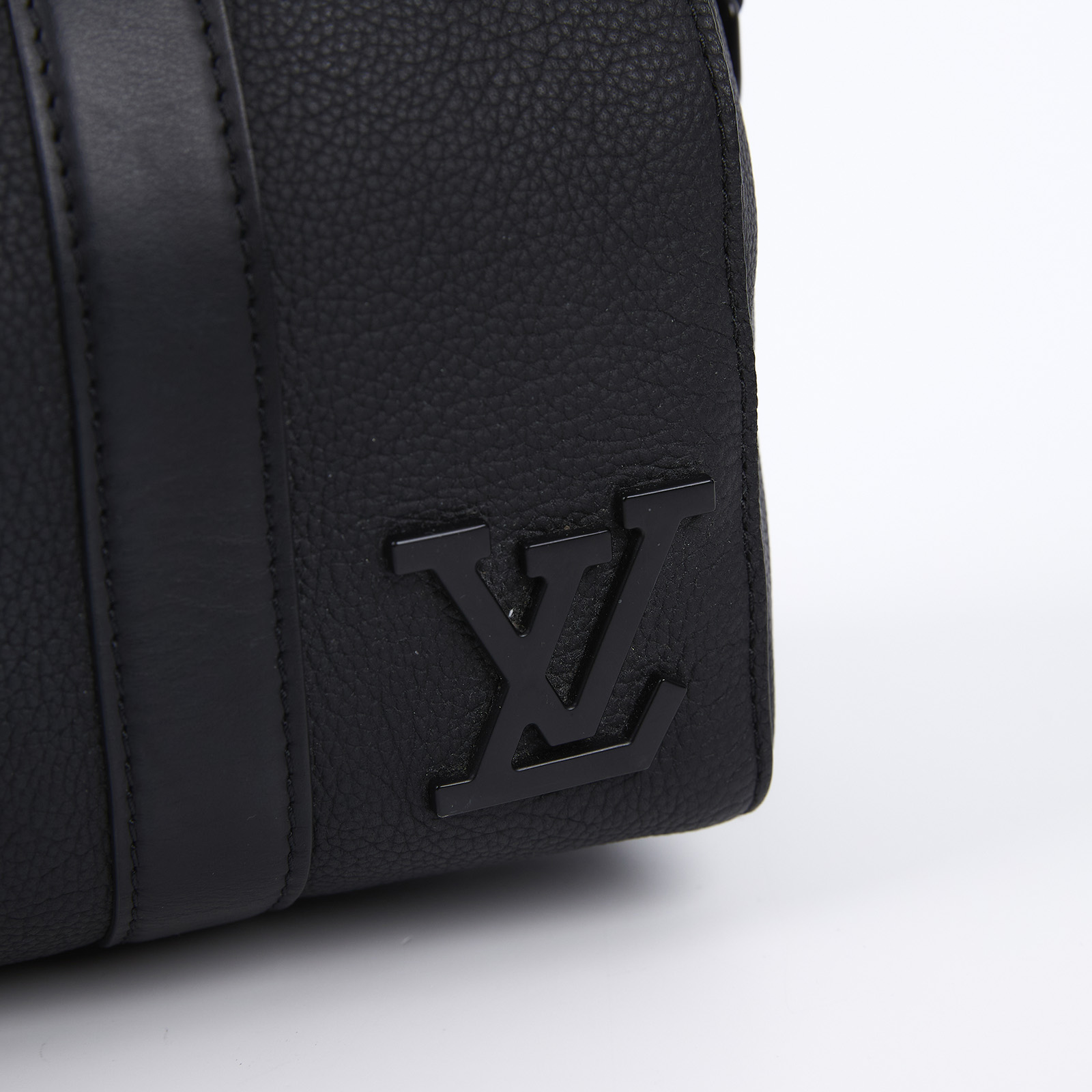 路易威登 LOUIS VUITTON City Keepall 肩背 波士頓包 黑色 M59255 晶片款 黑CITY KEEPALL 無附屬品