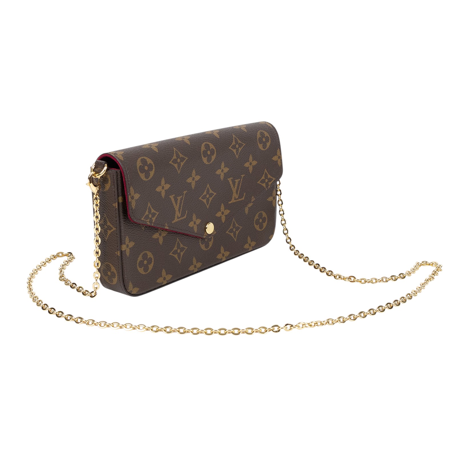 路易威登 LOUIS VUITTON Félicie Pochette WOC 信封式 手拿 肩背包 M81896 晶片款  原廠盒子/防塵袋/購買證明/內袋