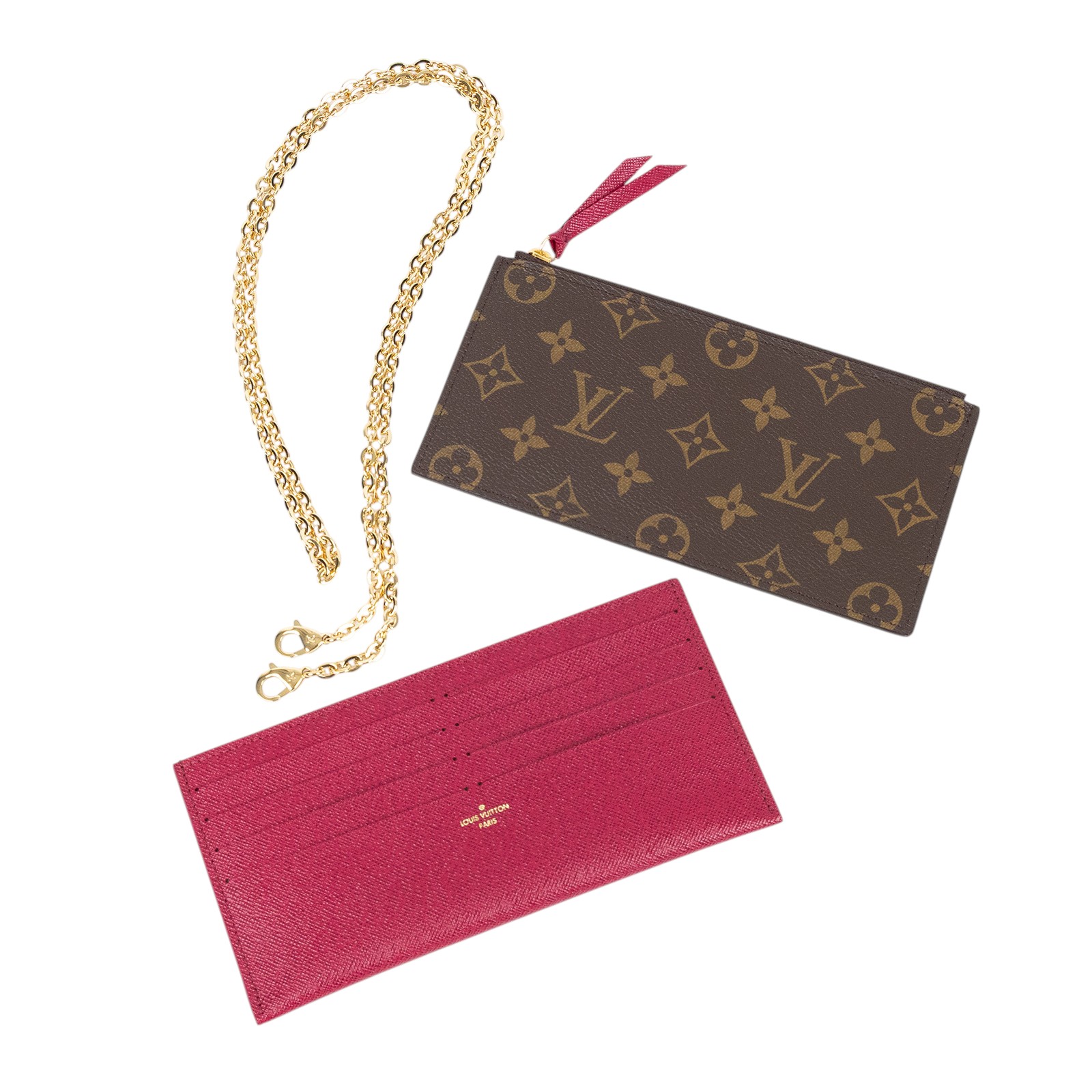 路易威登 LOUIS VUITTON Félicie Pochette WOC 信封式 手拿 肩背包 M81896 晶片款  原廠盒子/防塵袋/購買證明/內袋