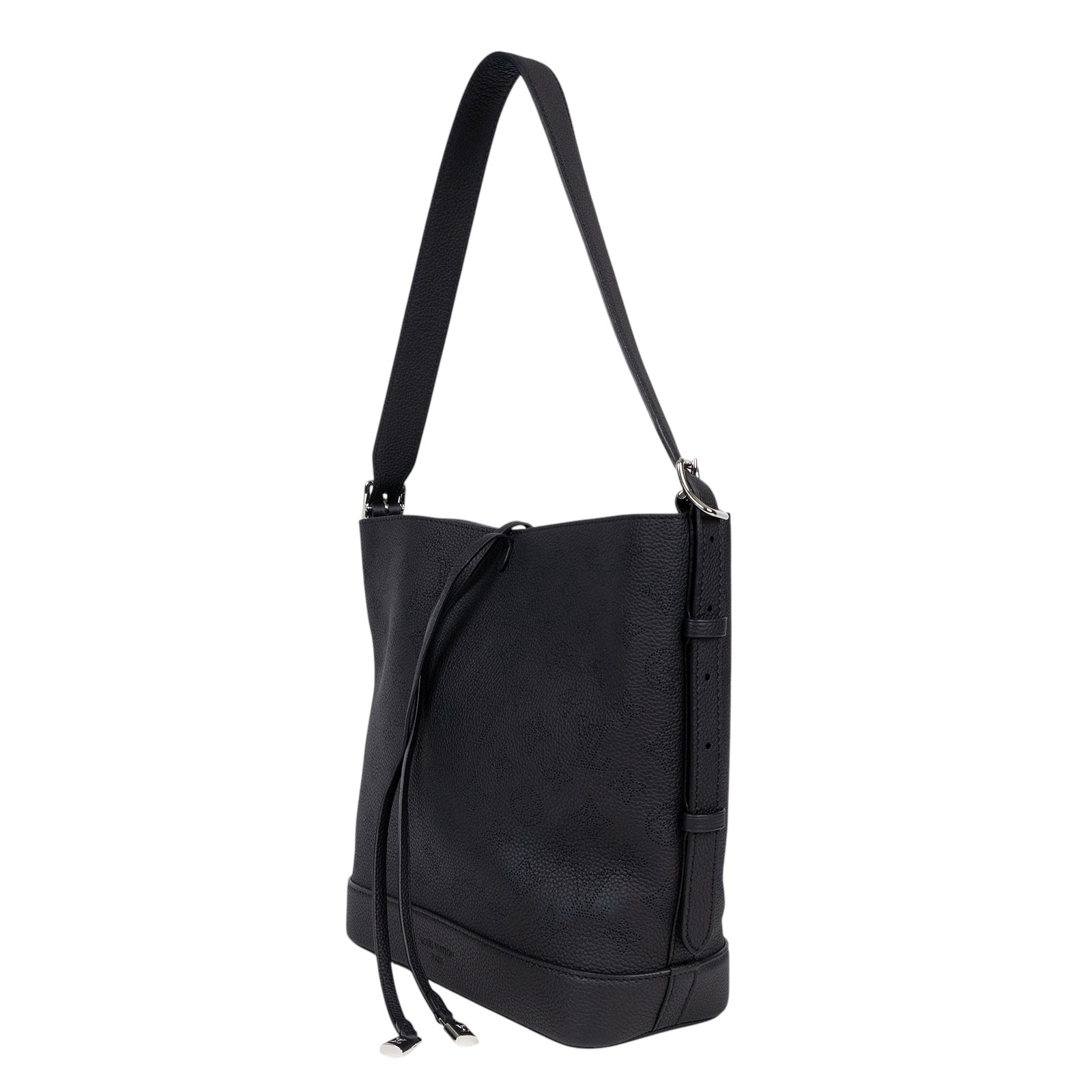 路易威登 LOUIS VUITTON Flore 肩背包 黑色 M12139 晶片款 黑Flore Mahina 防塵袋/購買證明