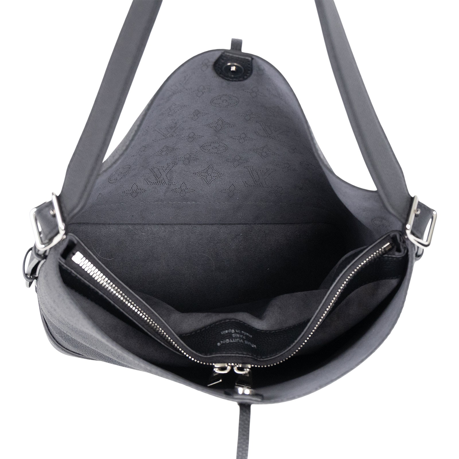 路易威登 LOUIS VUITTON Flore 肩背包 黑色 M12139 晶片款 黑Flore Mahina 防塵袋/購買證明