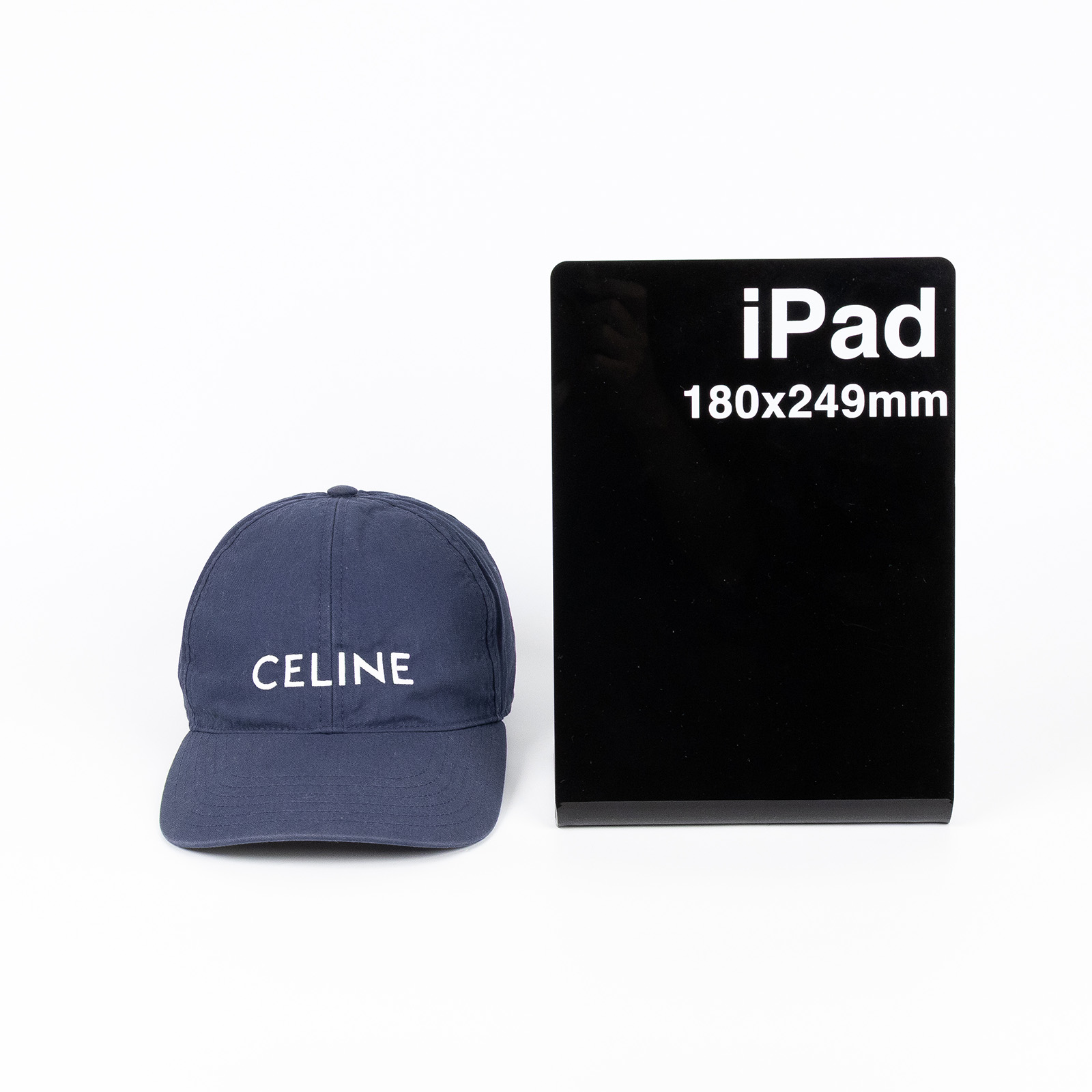 思琳 CELINE 棉質棒球帽 2AUA1969P_S 深藍LOGO老帽 無附屬品