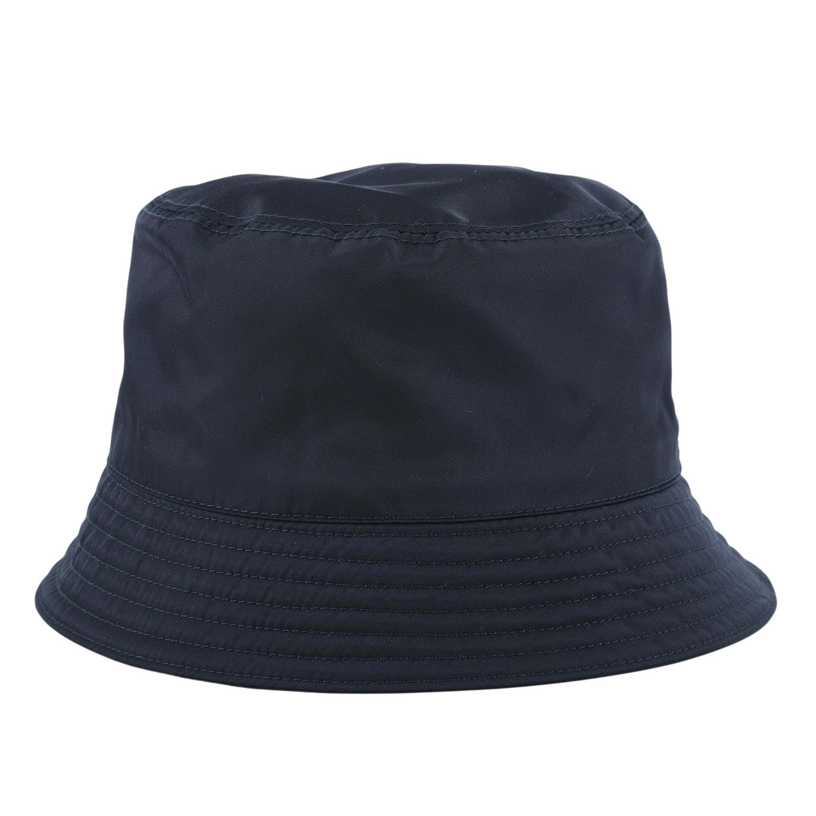 普拉達 PRADA Re-Nylon 漁夫帽 2HC137_2DMI_M 黑金屬三角LOGO尼龍漁夫帽 防塵袋