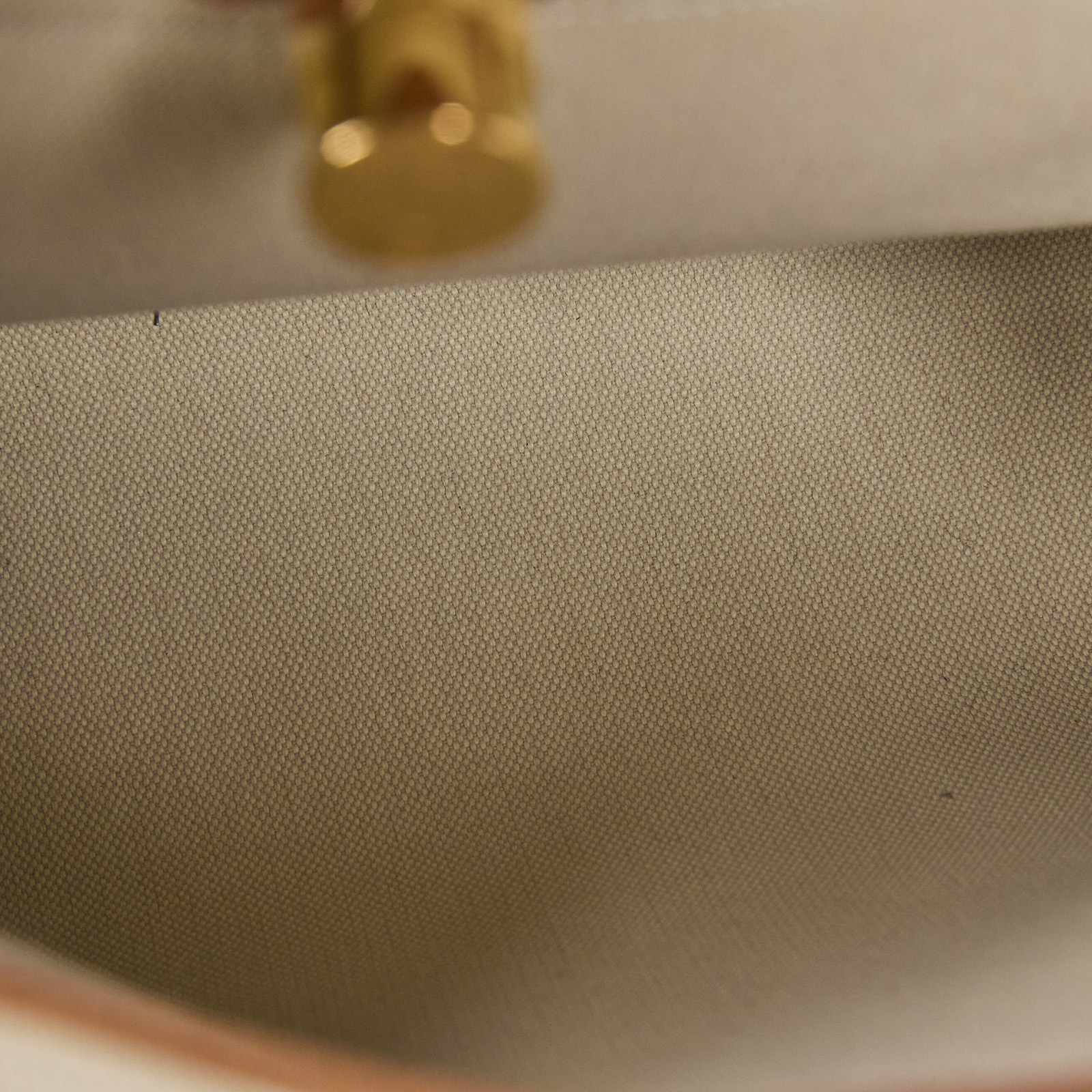 愛馬仕 Hermes Herbag Zip 31 HER31 B刻 金棕拼米白帆布HERBAG31 原廠盒子/防塵袋/鎖組