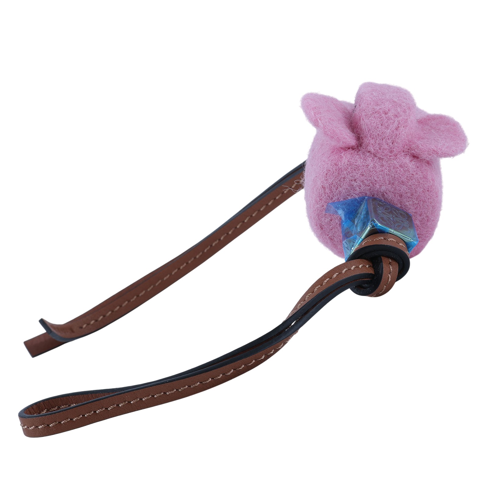 羅意威 LOEWE 大象造型吊飾 C880232X03 粉羊毛氈大象吊飾 防塵袋