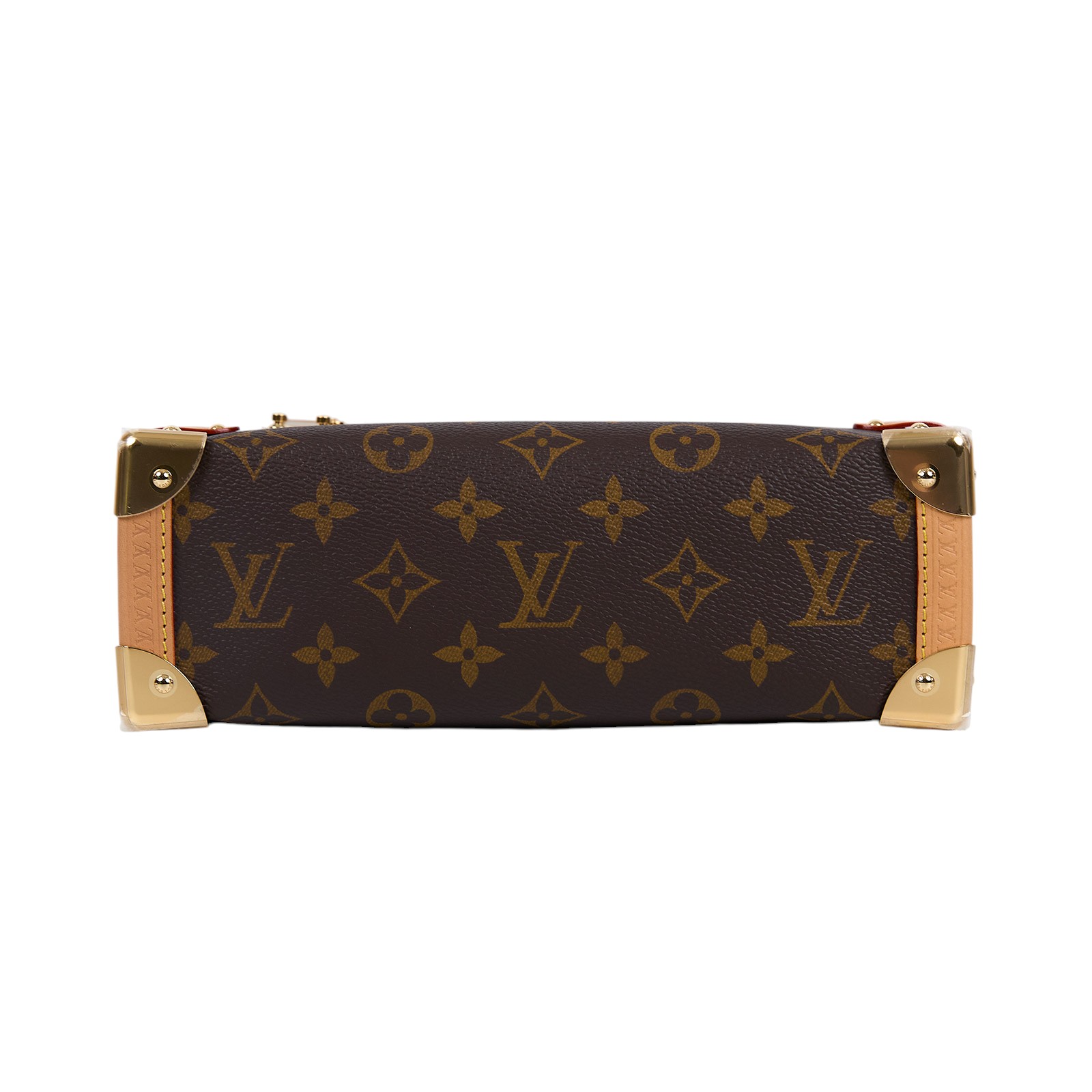 路易威登 LOUIS VUITTON Side Trunk MM 老花 手提 肩背 箱包 M46358 晶片款  原廠盒子/防塵袋/購買證明/背帶