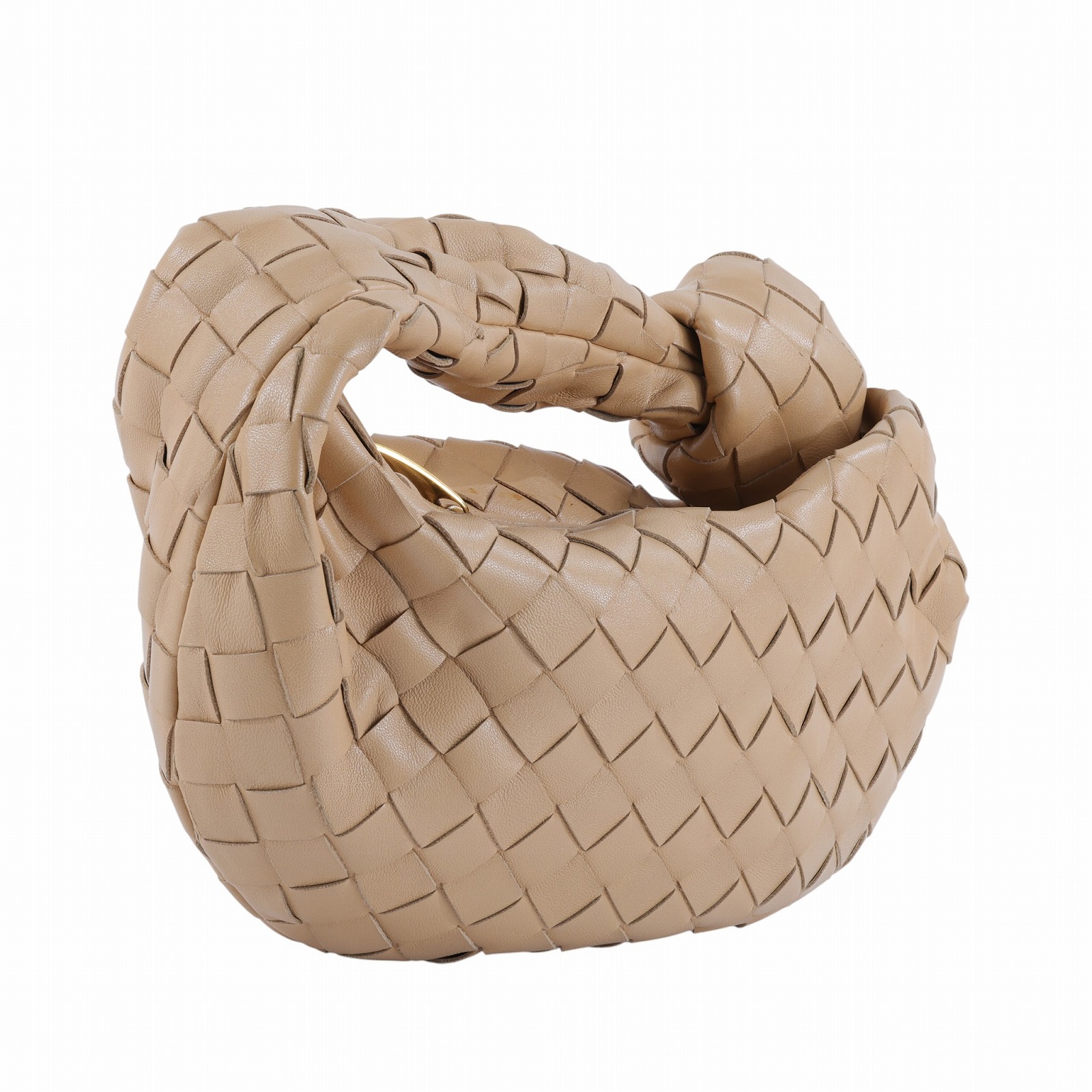寶緹嘉 BOTTEGA VENETA Mini Jodie 手提包 651876VCPP5 奶茶 JODIE MINI 防塵袋
