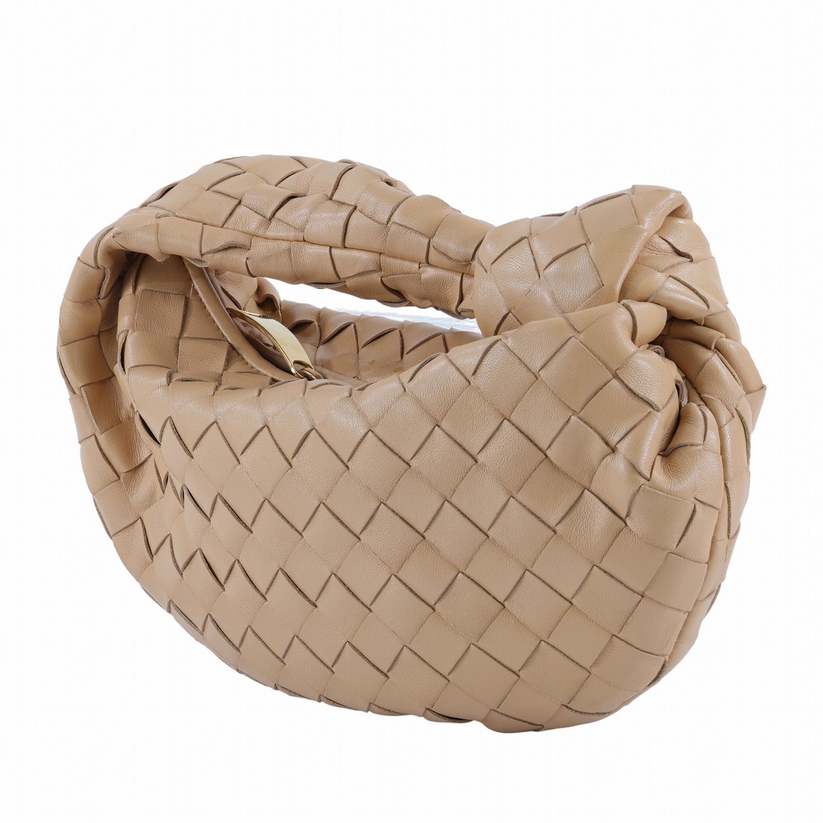 寶緹嘉 BOTTEGA VENETA Mini Jodie 手提包 651876VCPP5 奶茶 JODIE MINI 防塵袋