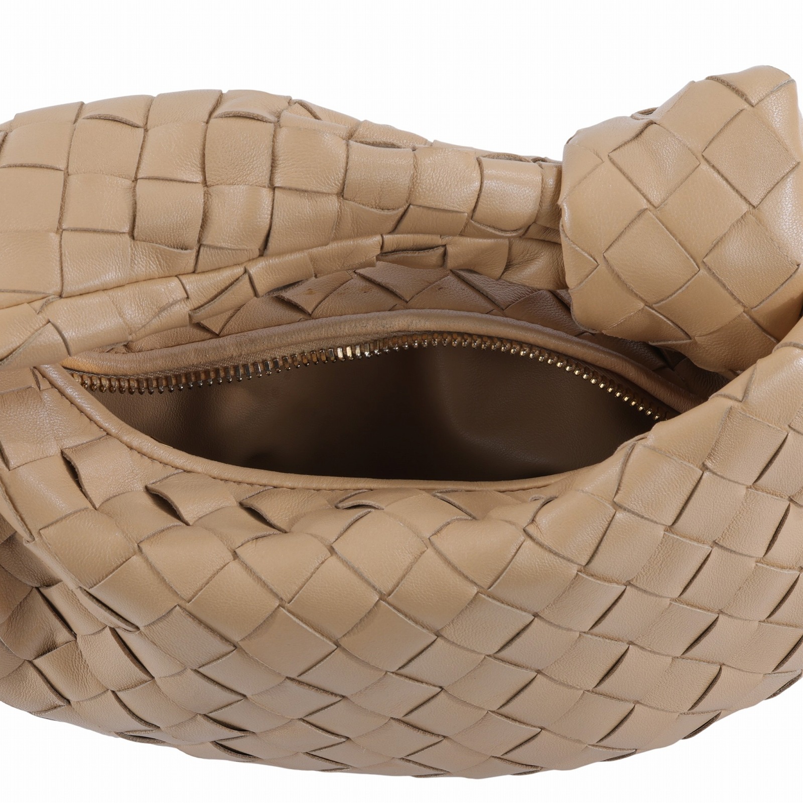 寶緹嘉 BOTTEGA VENETA Mini Jodie 手提包 651876VCPP5 奶茶 JODIE MINI 防塵袋