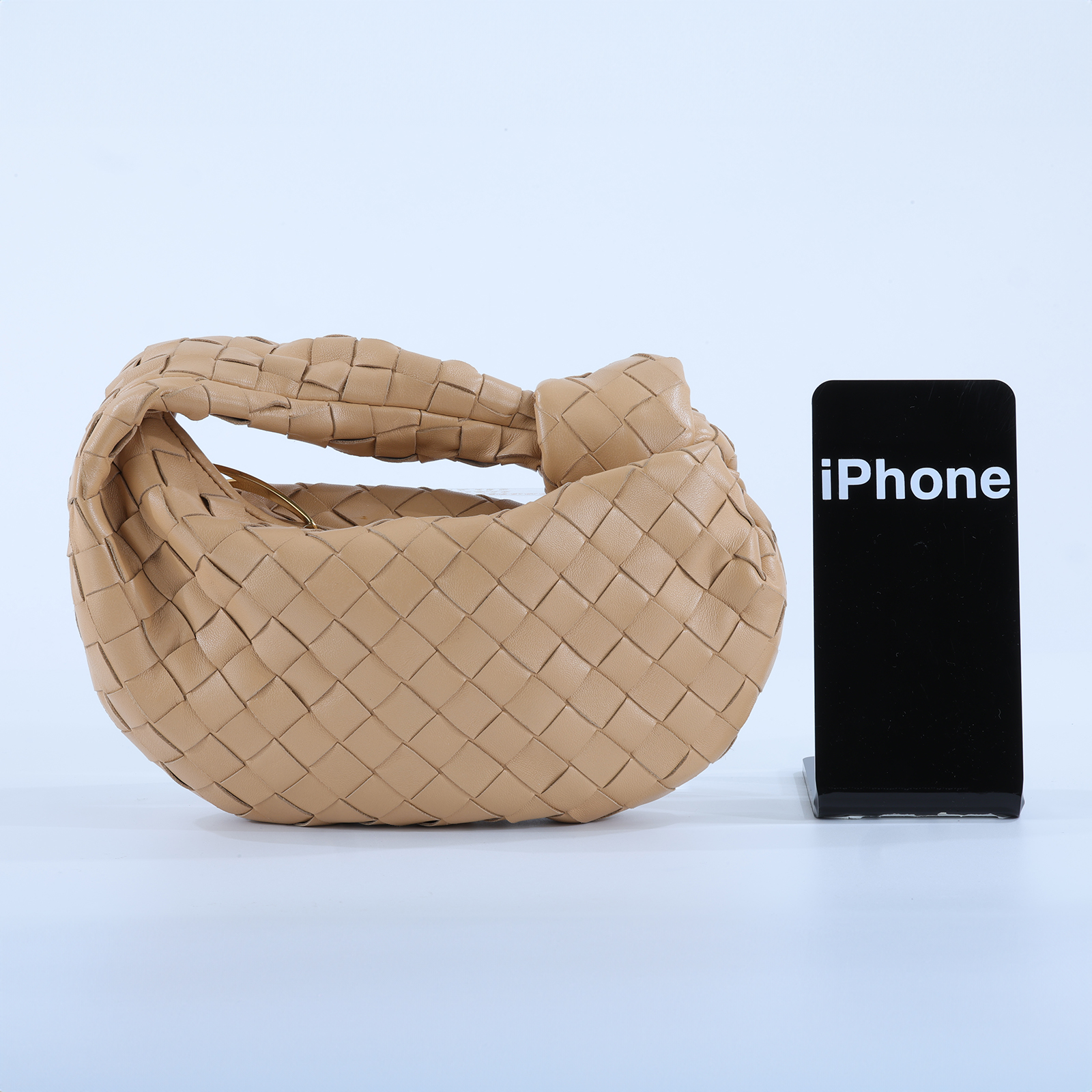 寶緹嘉 BOTTEGA VENETA Mini Jodie 手提包 651876VCPP5 奶茶 JODIE MINI 防塵袋