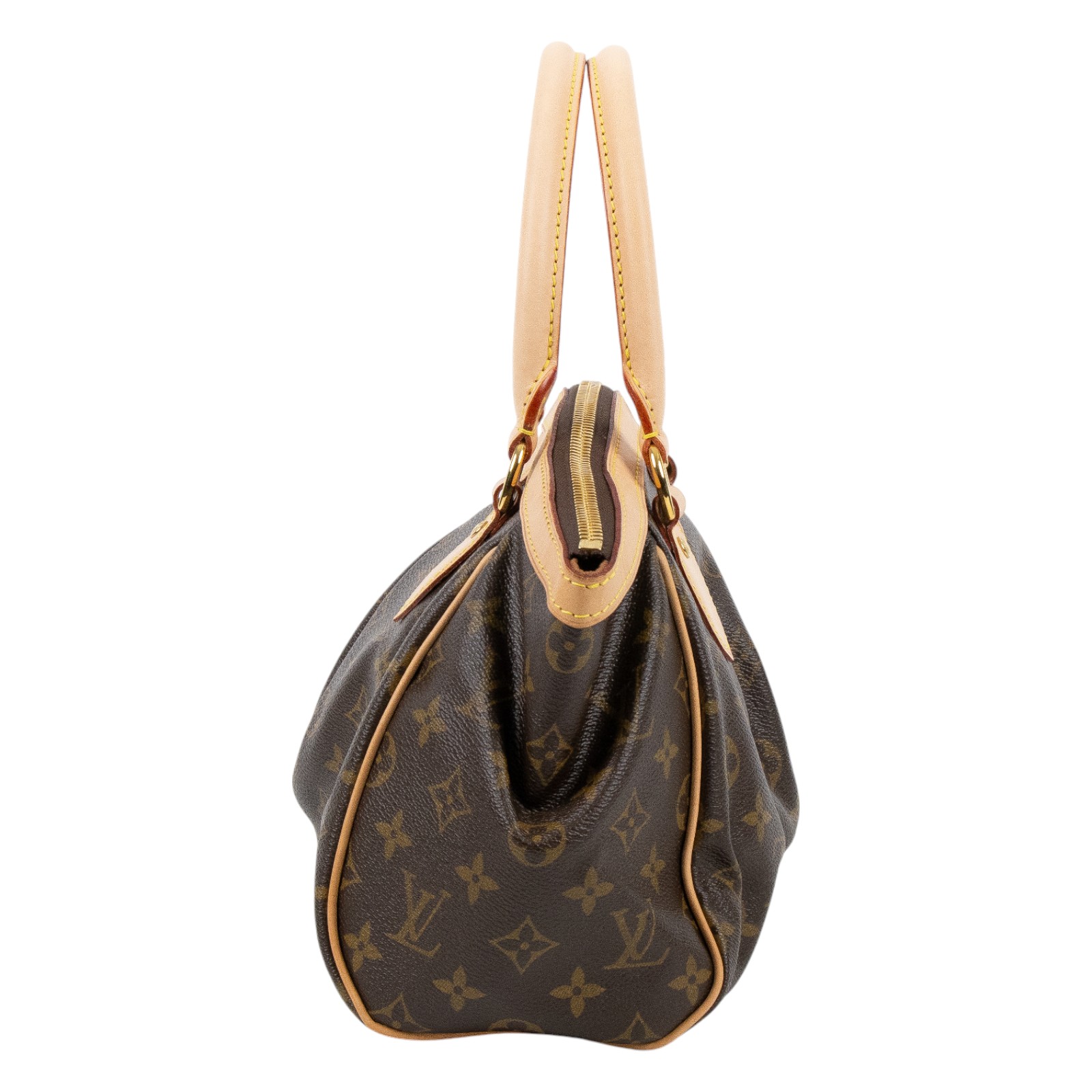 路易威登 LOUIS VUITTON Tivoli PM 經典帆布 M40143 棕原花帆布 Tivoli PM 手提包 防塵袋