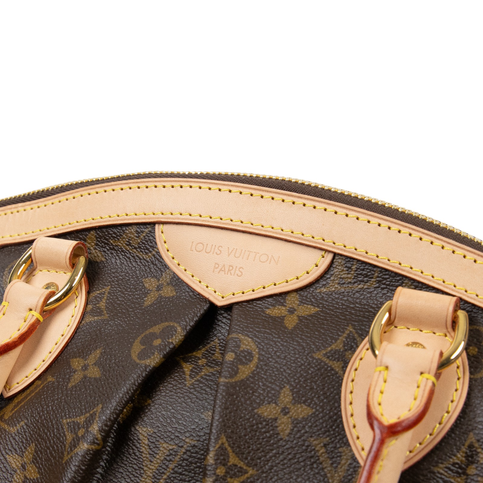 路易威登 LOUIS VUITTON Tivoli PM 經典帆布 M40143 棕原花帆布 Tivoli PM 手提包 防塵袋