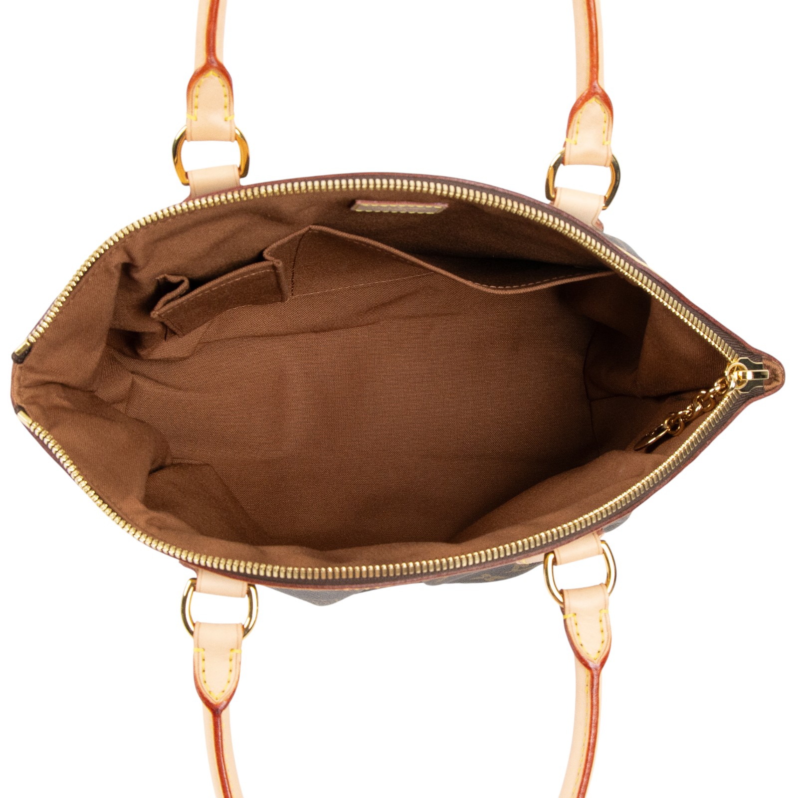 路易威登 LOUIS VUITTON Tivoli PM 經典帆布 M40143 棕原花帆布 Tivoli PM 手提包 防塵袋