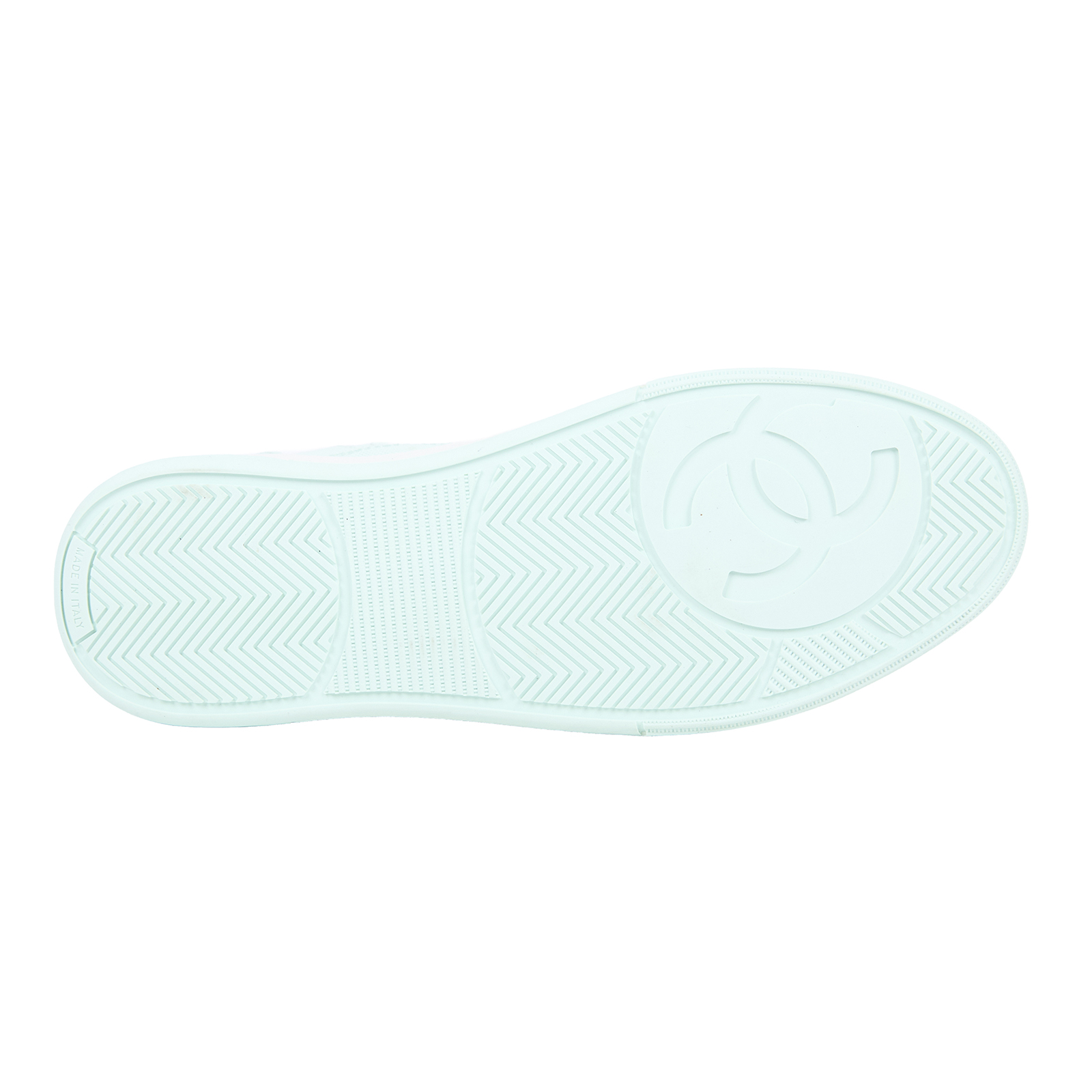 香奈兒 CHANEL CC LOGO 球鞋 運動鞋 G45352_385 綠帆布運動鞋 無附屬品