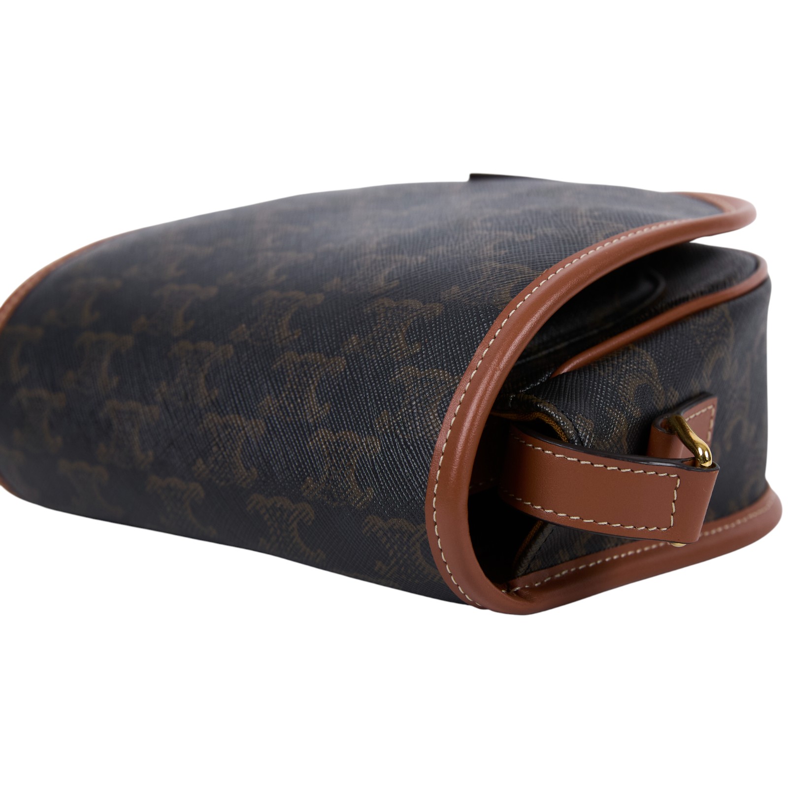 思琳 CELINE Triomphe帆布 中型 凱旋門 Folco 斜背 肩背 馬鞍包 191502BZJ 凱旋門MEDIUM FOLCO 防塵袋