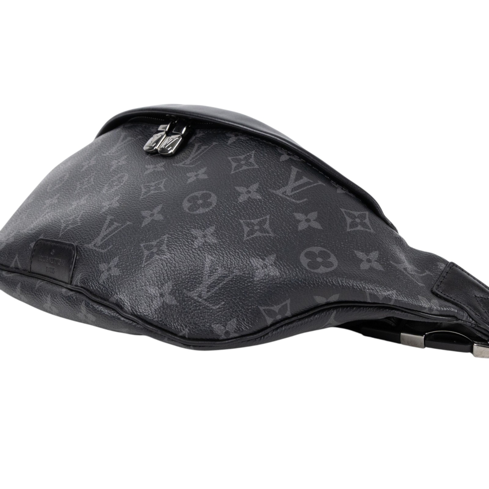 路易威登 LOUIS VUITTON Discovery 黑帆布 腰包 M44336 黑原花DISCOVERY腰包 無附屬品