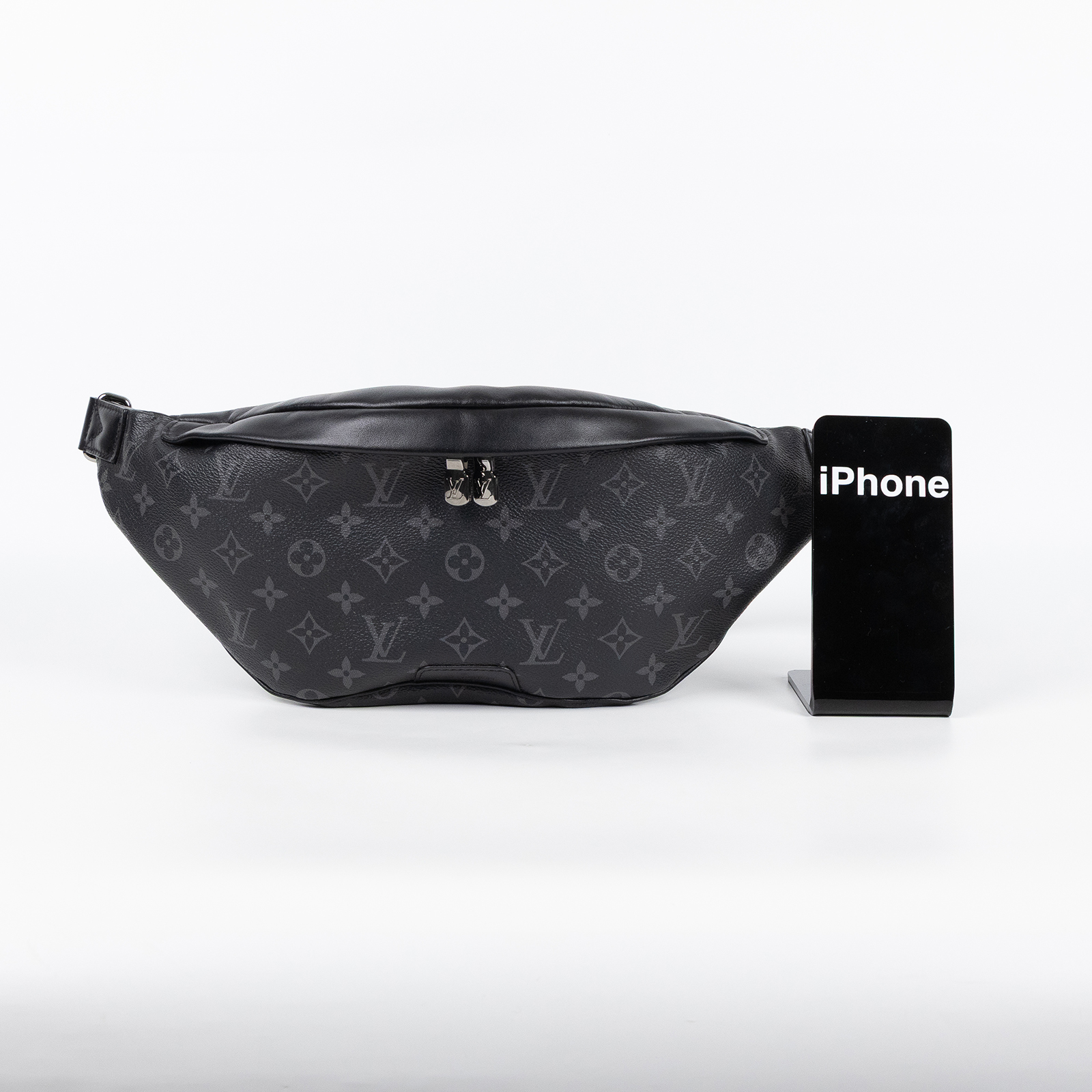 路易威登 LOUIS VUITTON Discovery 黑帆布 腰包 M44336 黑原花DISCOVERY腰包 無附屬品