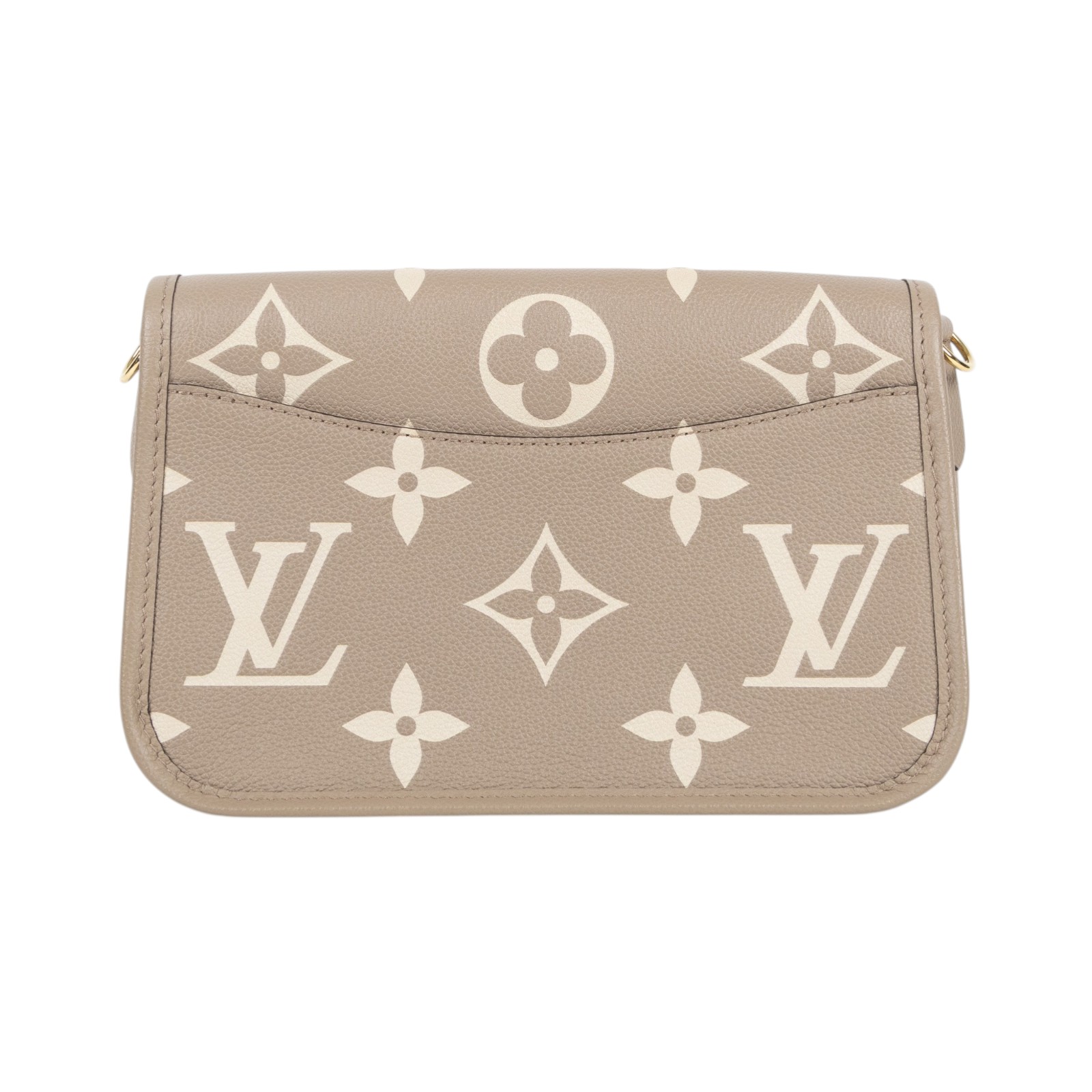 路易威登 LOUIS VUITTON Diane 腋下包法棍 單肩背包 斑鳩灰 奶油色 M46583 晶片款 斑鳩灰DIANE 防塵袋/背帶2