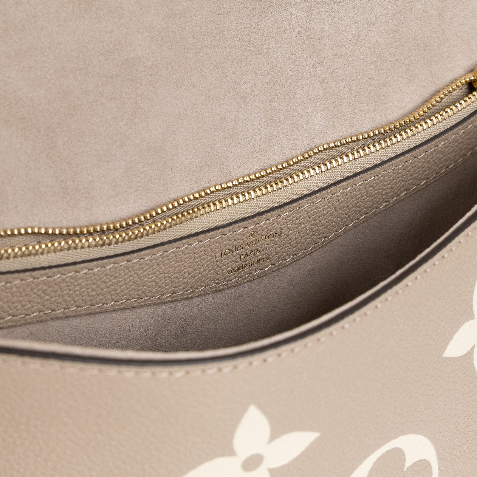 路易威登 LOUIS VUITTON Diane 腋下包法棍 單肩背包 斑鳩灰 奶油色 M46583 晶片款 斑鳩灰DIANE 防塵袋/背帶2