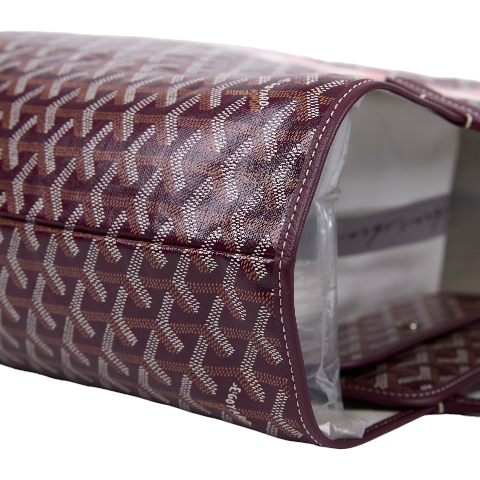 高雅德 GOYARD Saint Louis PM Bag 托特包 STLOUIPMLTY 酒紅LOUIS PM 防塵袋/內袋