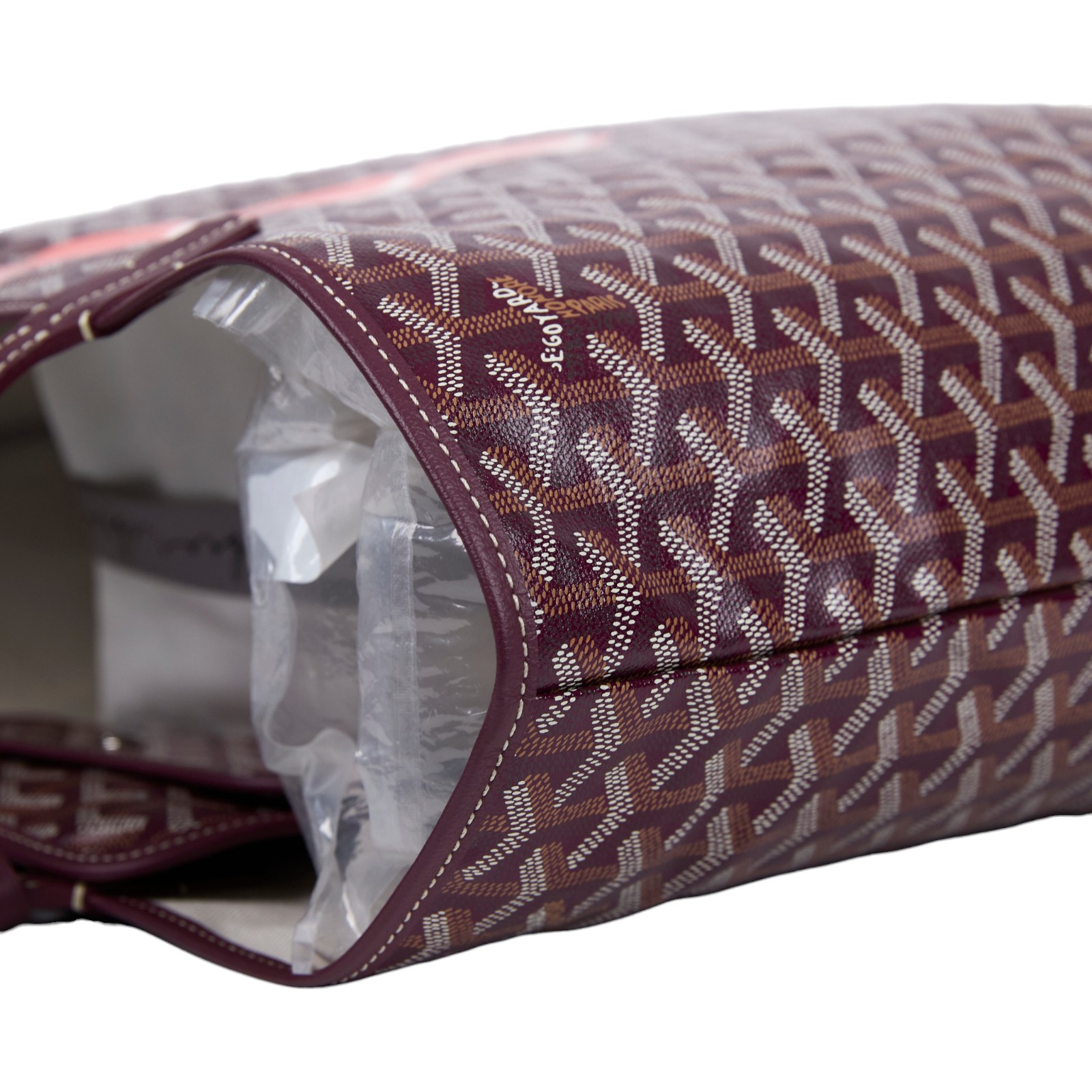 高雅德 GOYARD Saint Louis PM Bag 托特包 STLOUIPMLTY 酒紅LOUIS PM 防塵袋/內袋