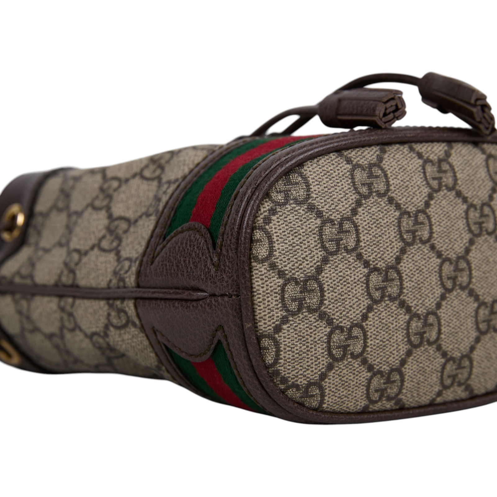 古馳 GUCCI Ophidia GG 迷你 水桶袋 米色 烏木色 550620 96I3B 棕GG紋OPHIDIA水桶包 原廠盒子/防塵袋